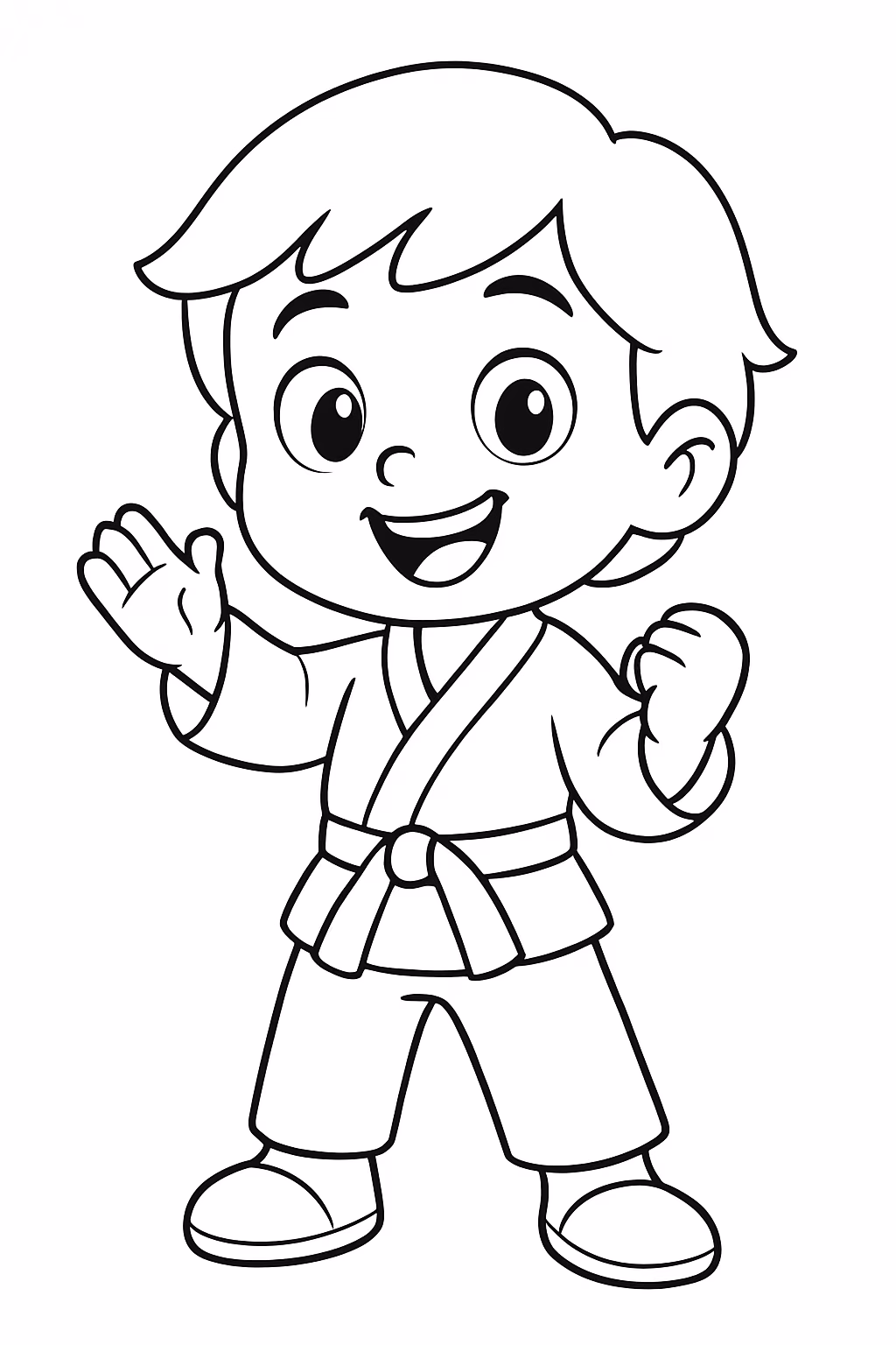 Kim dan para colorir — desenho para imprimir