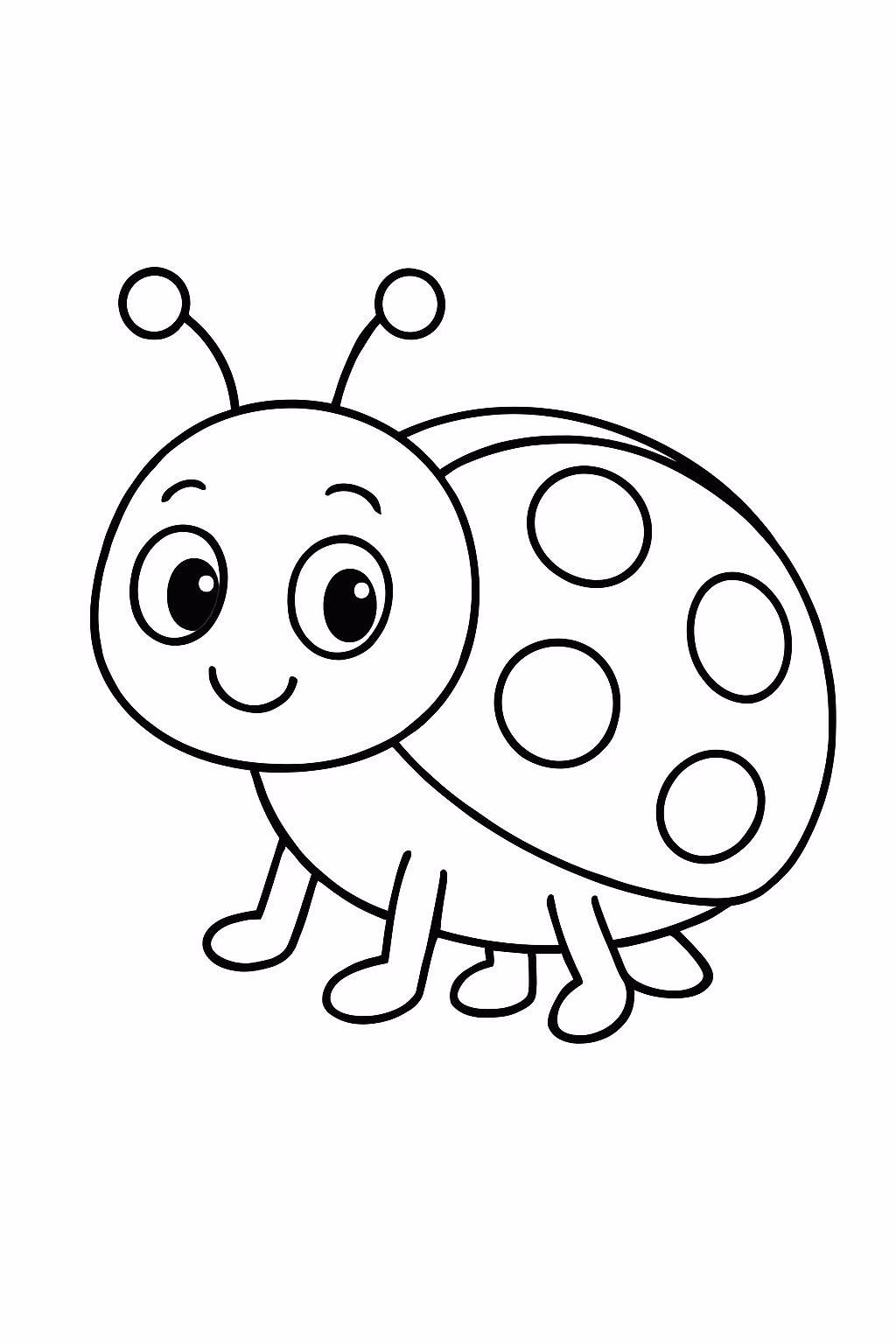 Ladybug para colorir — desenho para imprimir