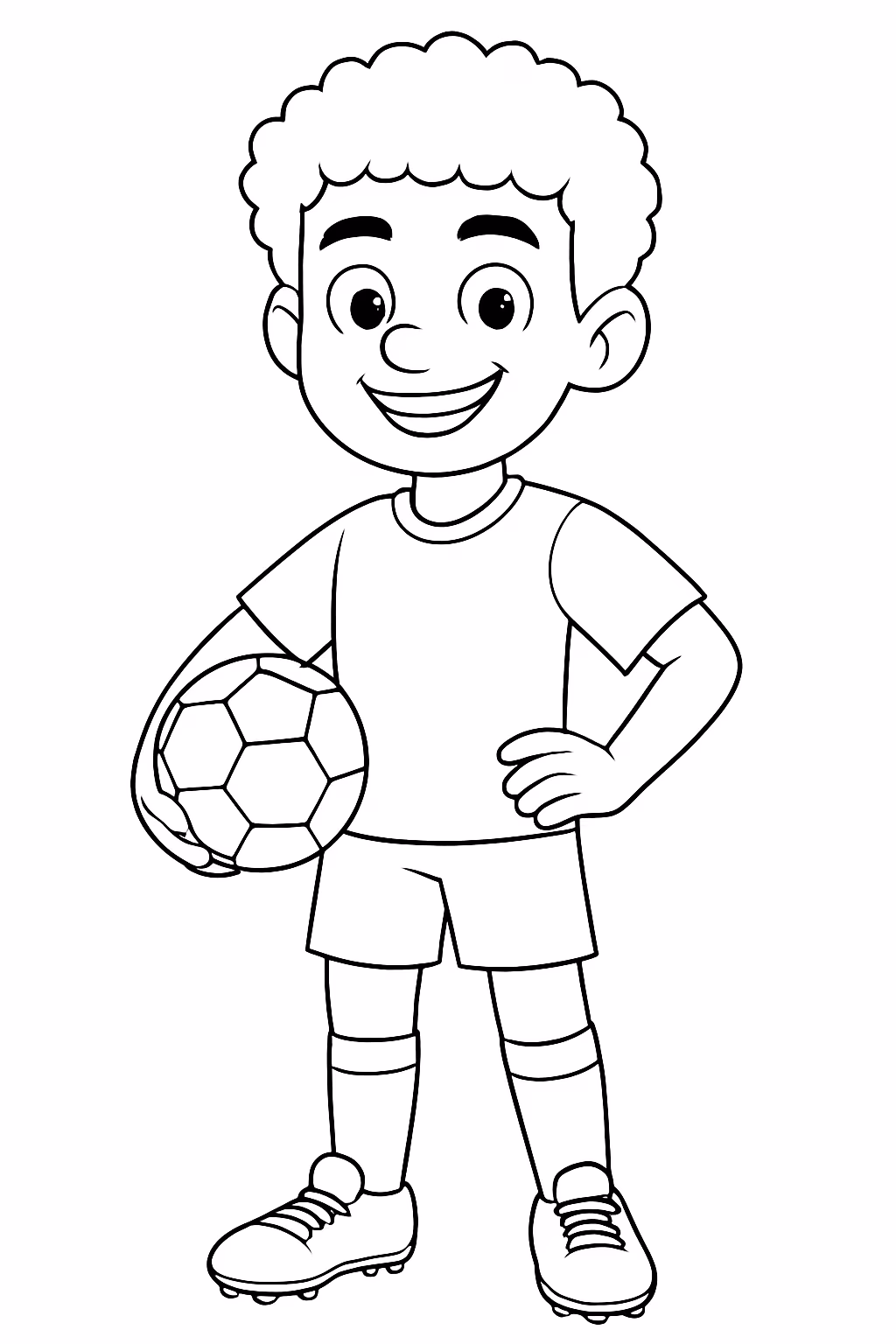 Lamine yamal para colorir — desenho para imprimir
