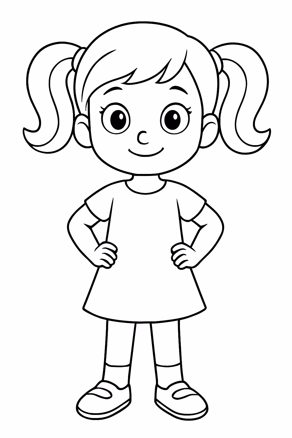Livia para colorir — desenho para imprimir