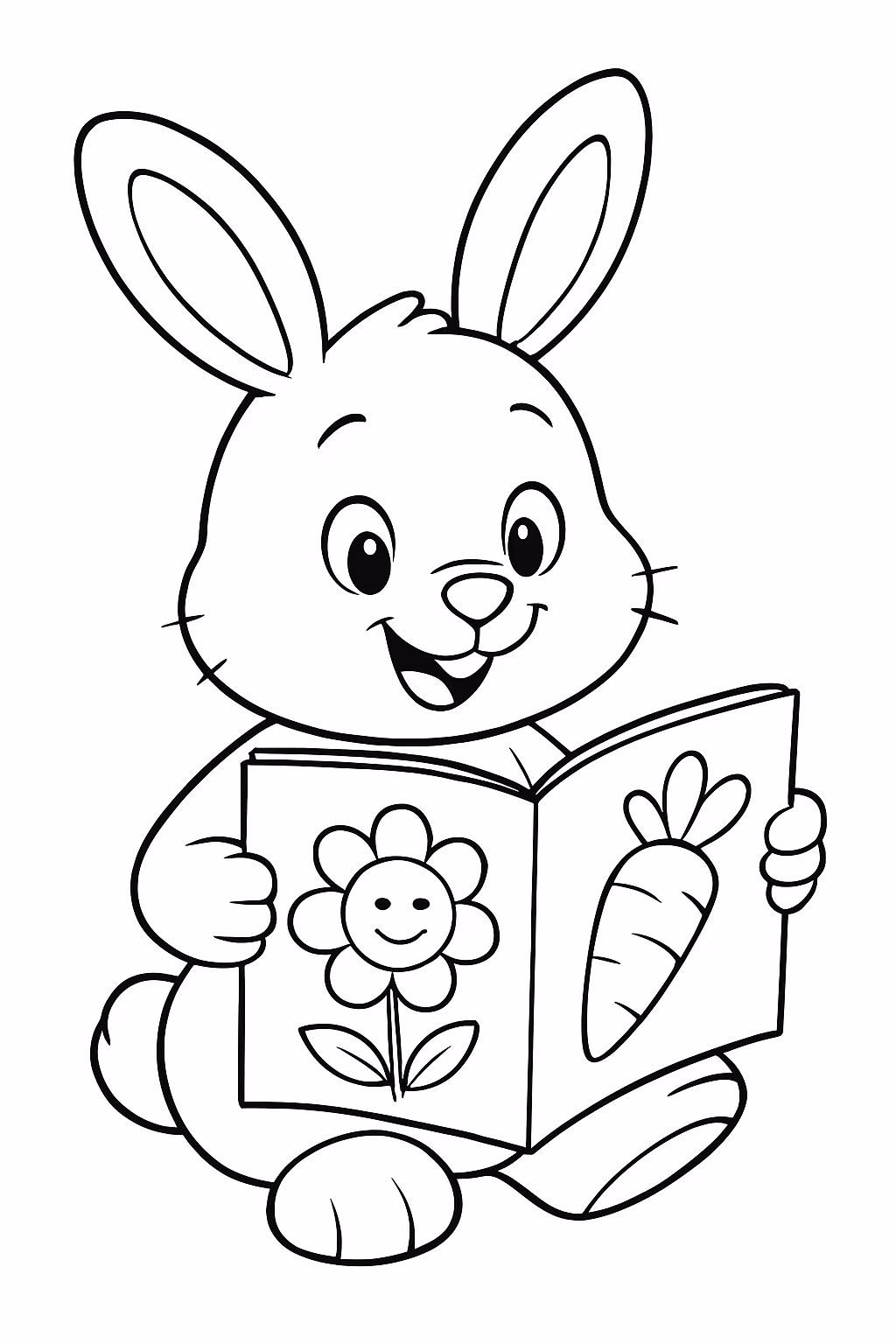 Livro de criancas para colorir — desenho para imprimir