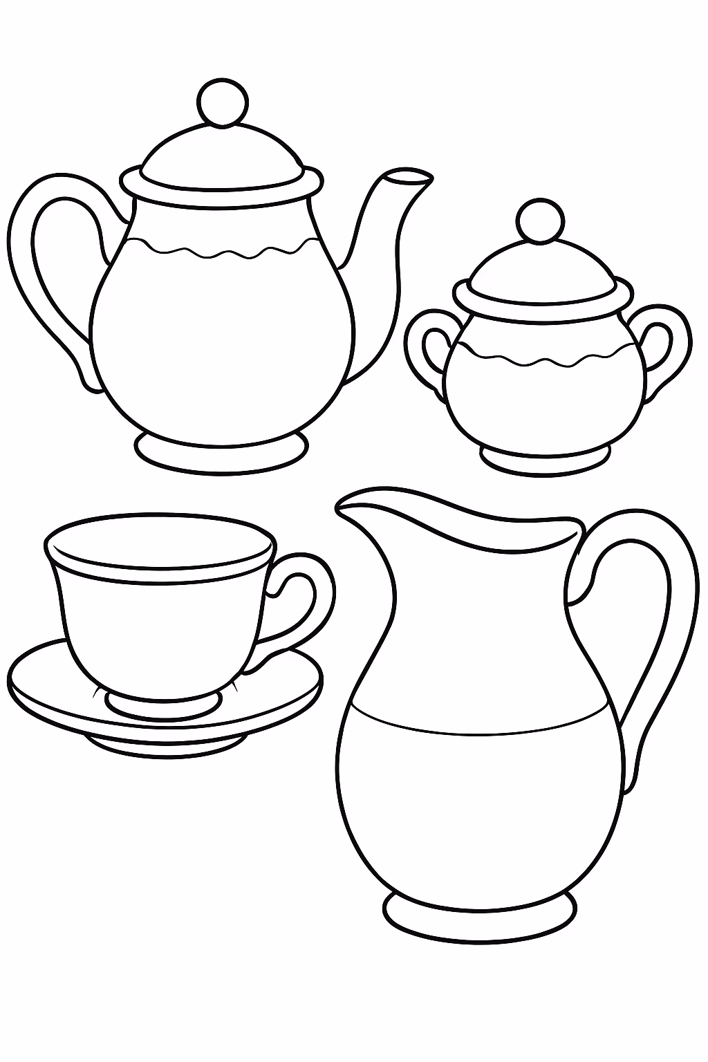 Loucas antigas para colorir — desenho para imprimir
