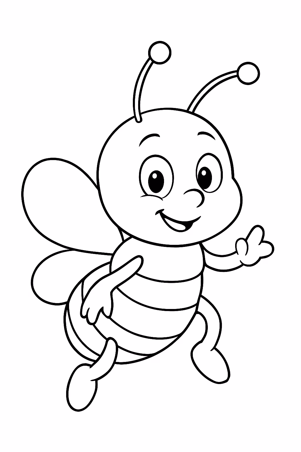 Mal bem para colorir — desenho para imprimir
