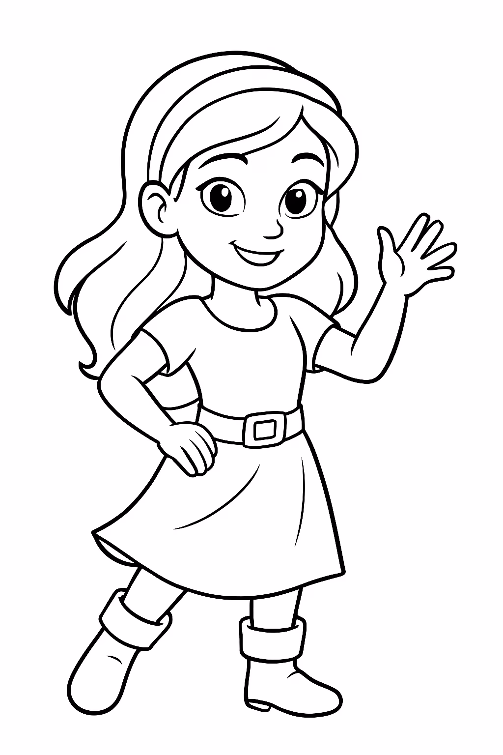 Mal bem de decendetes o filme para colorir — desenho para imprimir