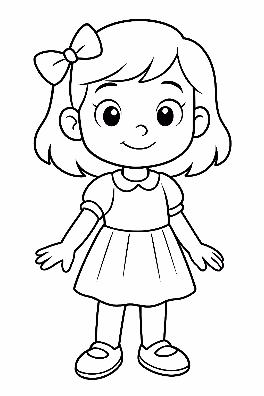 Maria julia para colorir — desenho para imprimir