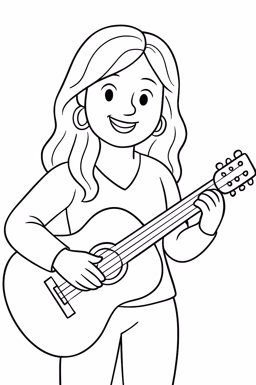 Marilia mendonca para colorir — desenho para imprimir