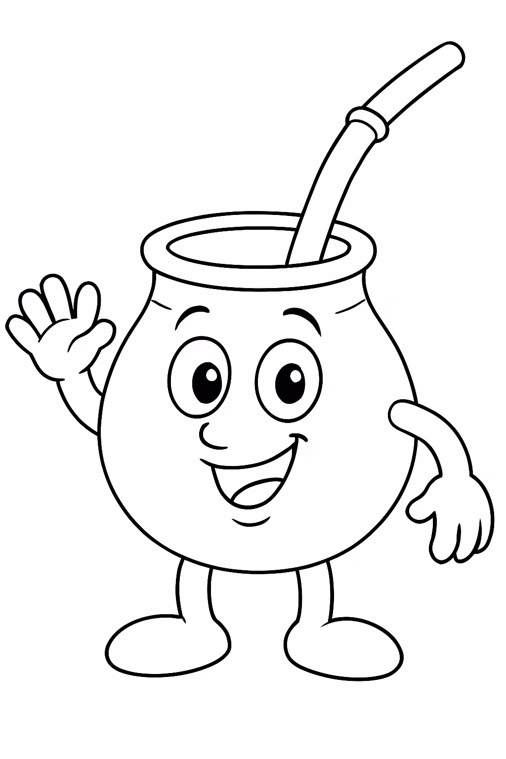 Mate para colorir — desenho para imprimir