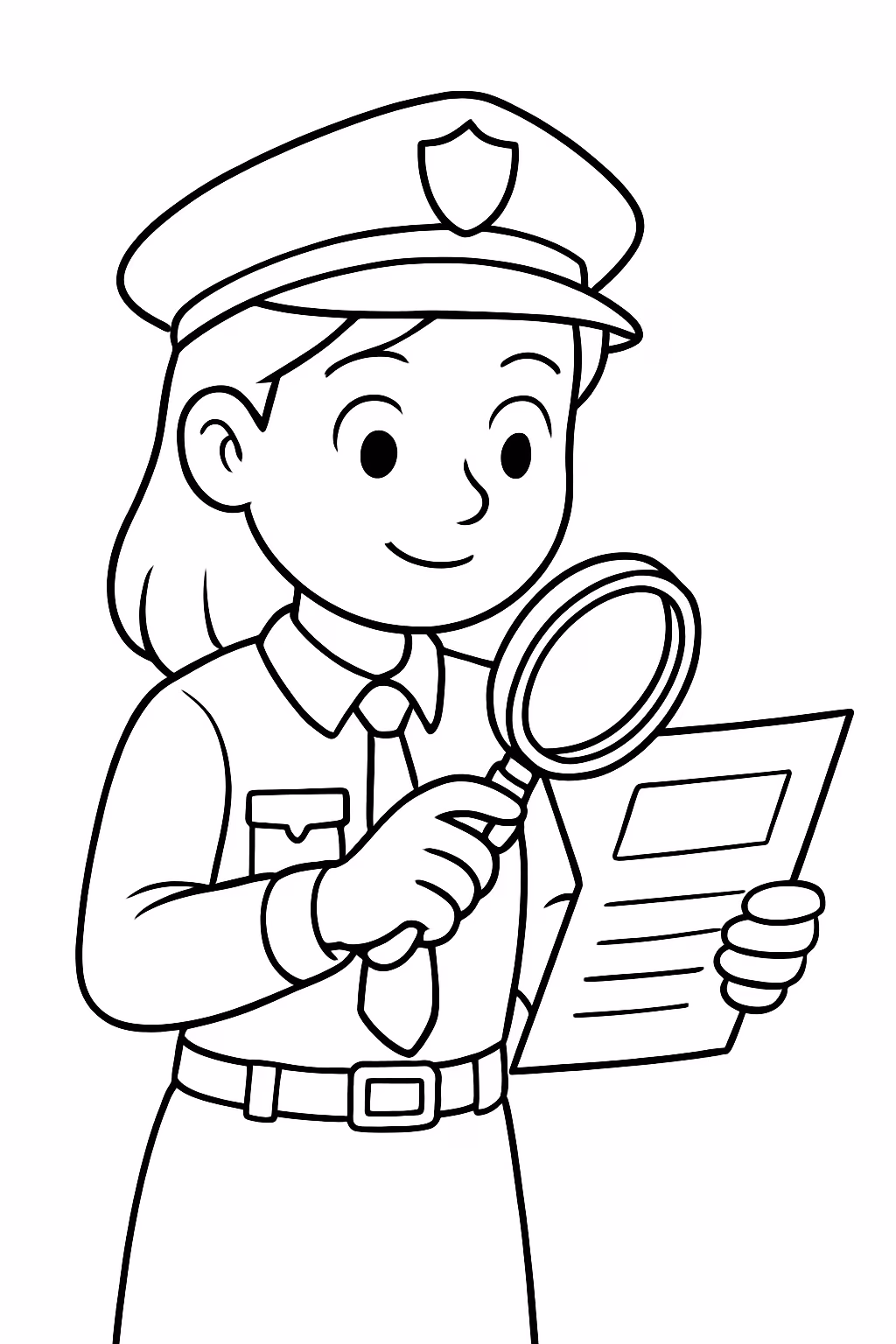 Medica perita para colorir — desenho para imprimir