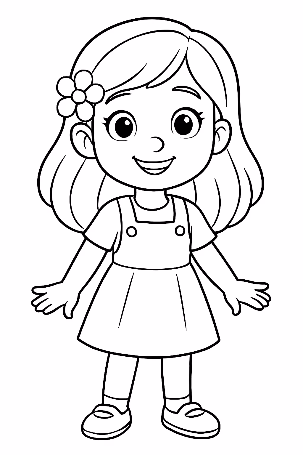 Melissa chloe para colorir — desenho para imprimir