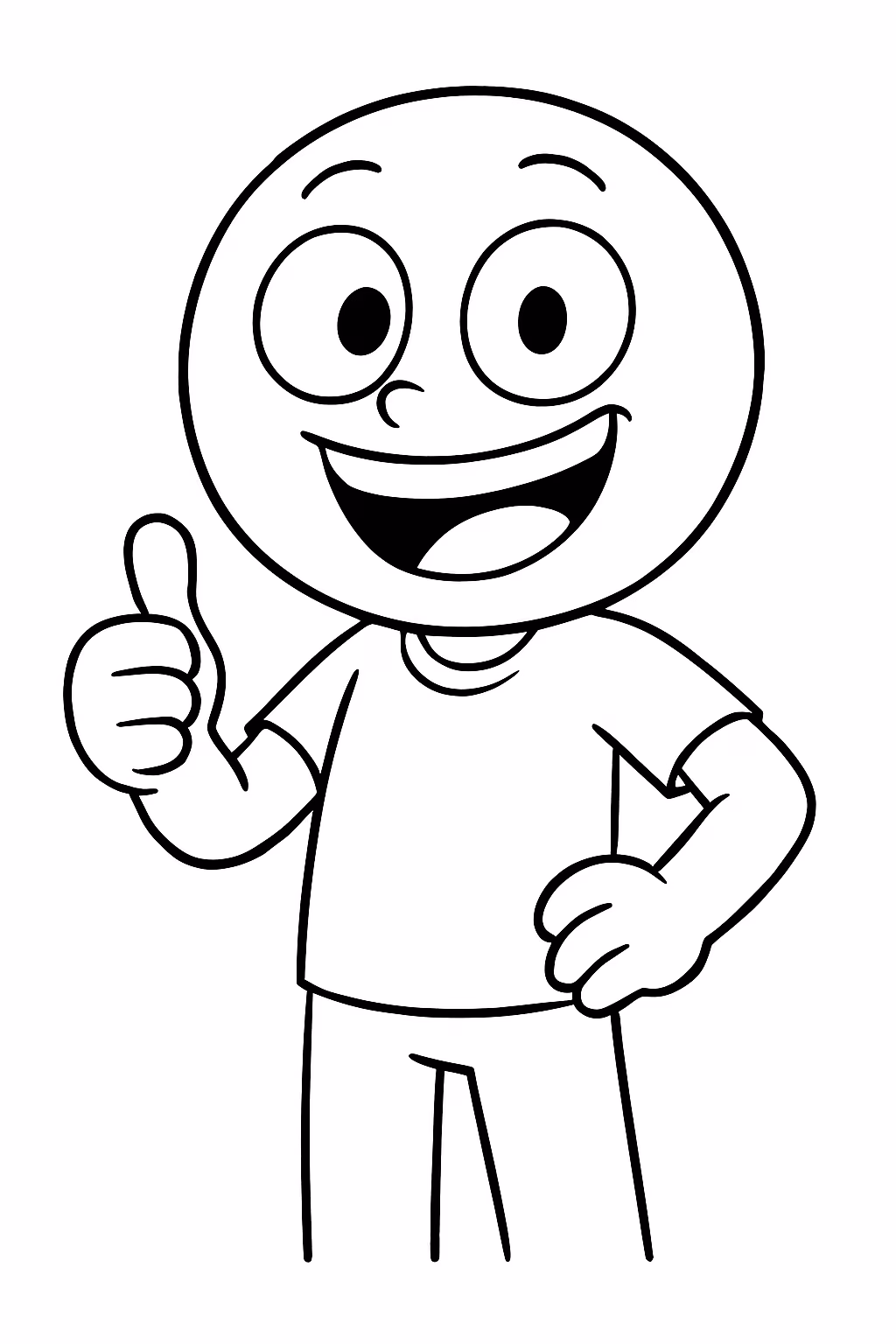 Meme para colorir — desenho para imprimir