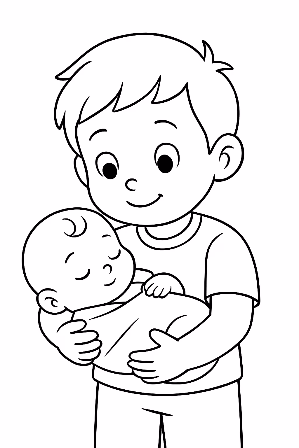 Desenhos de Cuidando de Bebês