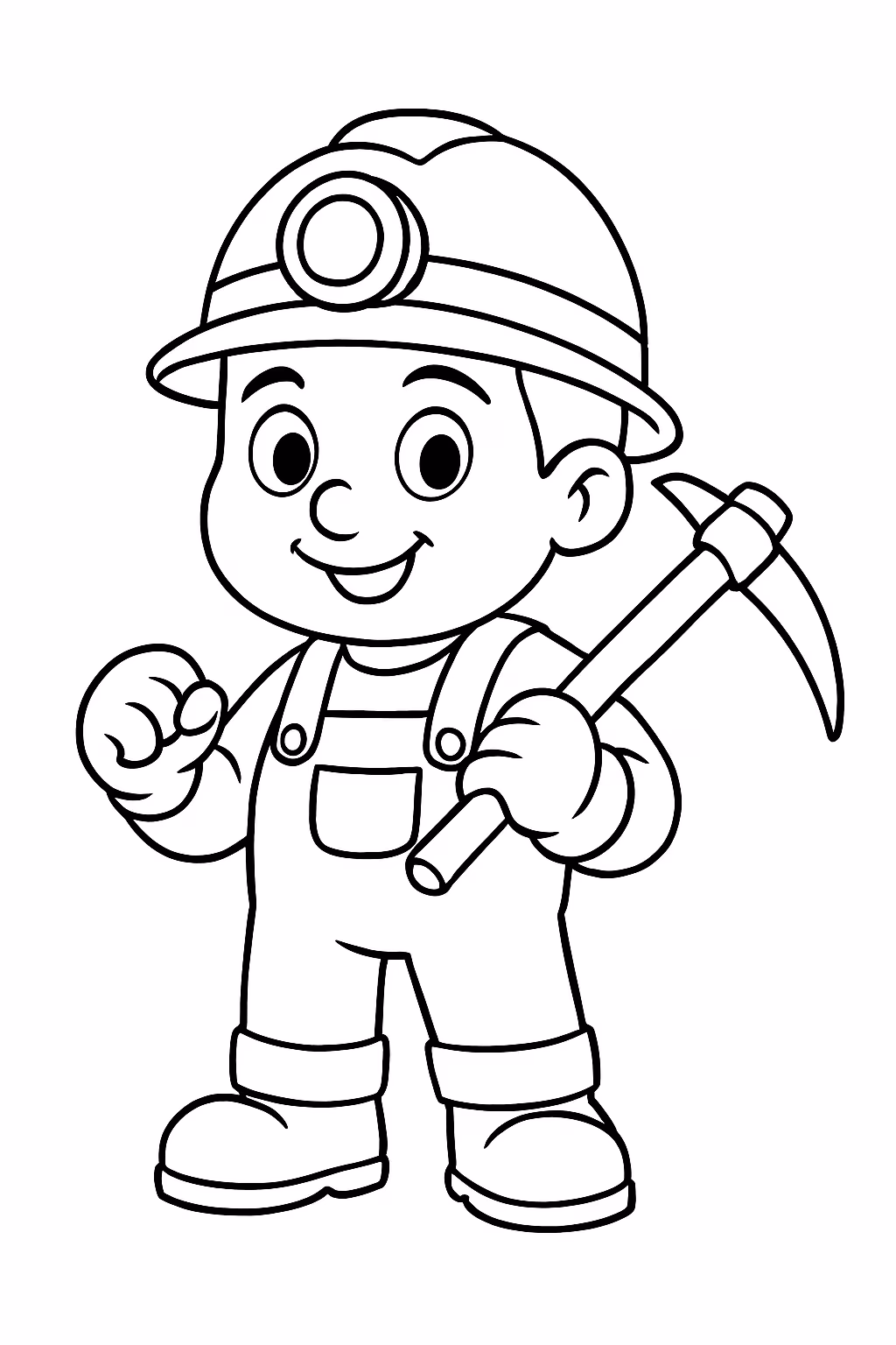Minei para colorir — desenho para imprimir