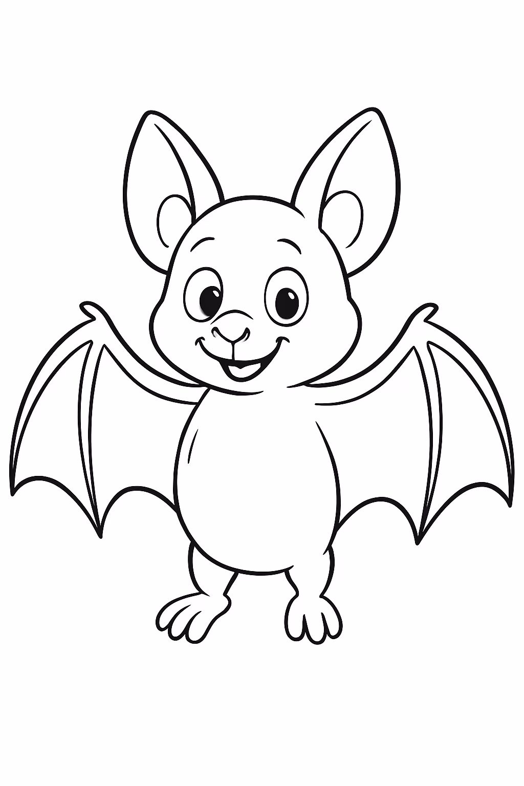 Morcego para colorir — desenho para imprimir