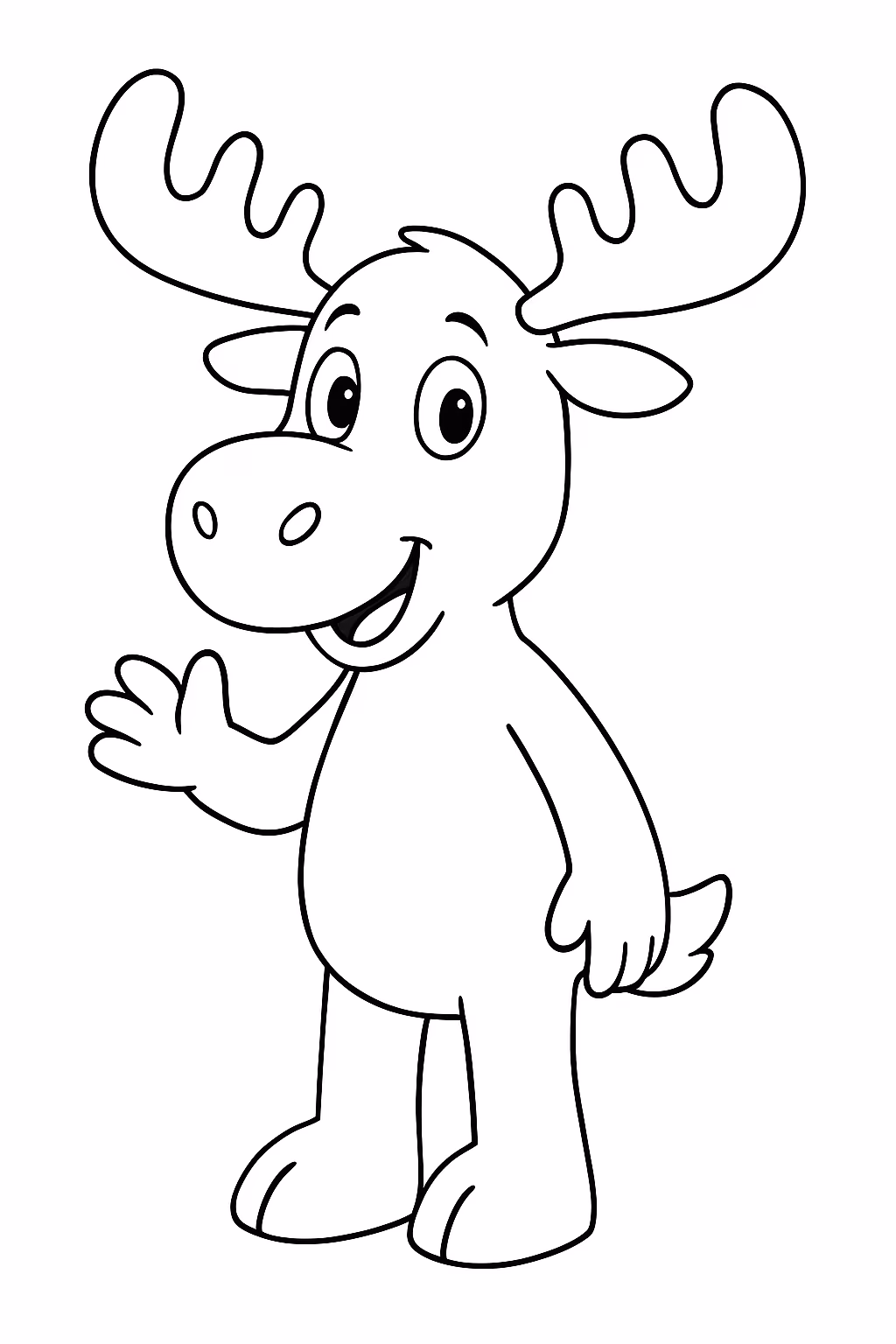 Mosego para colorir — desenho para imprimir