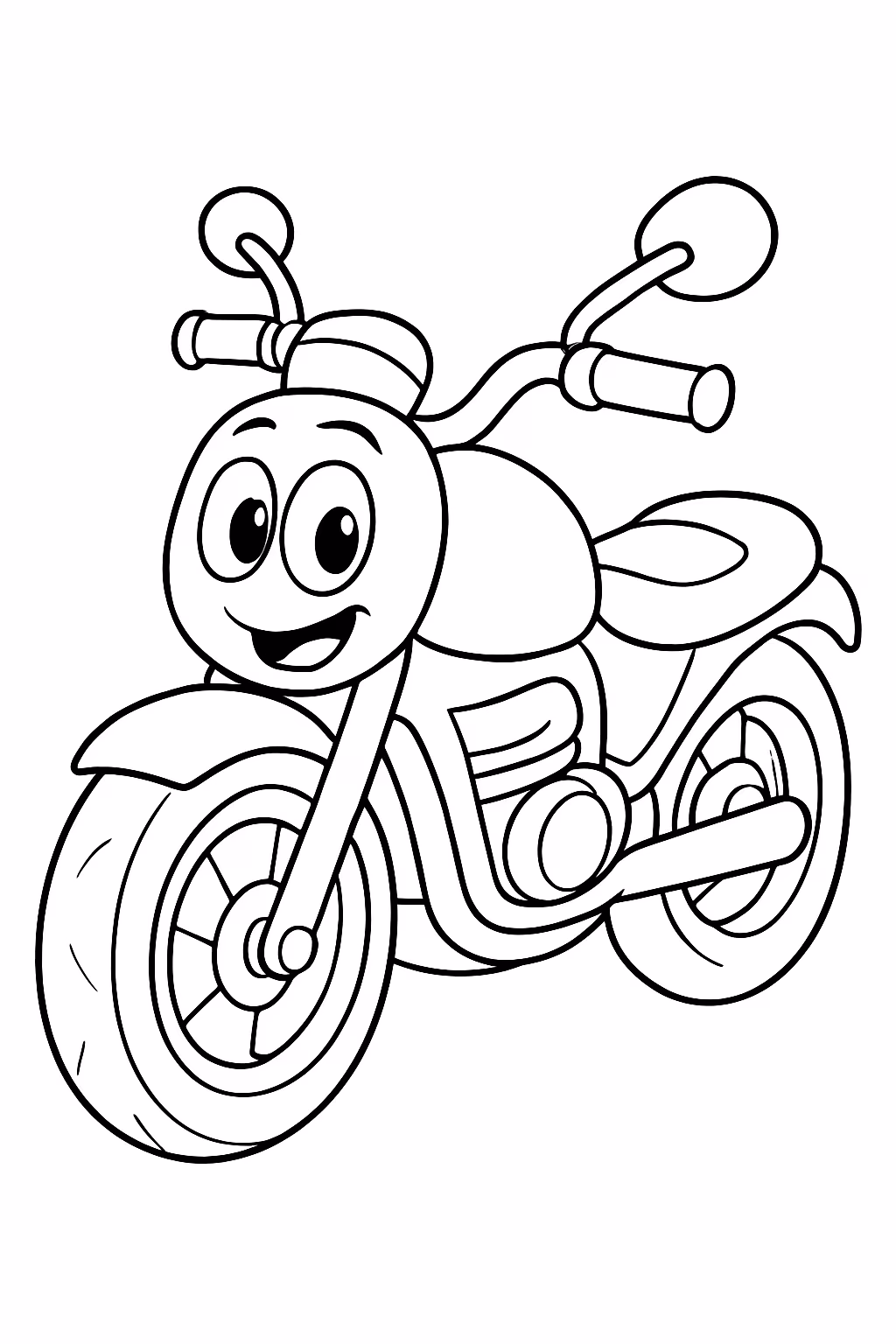 Mota para colorir — desenho para imprimir