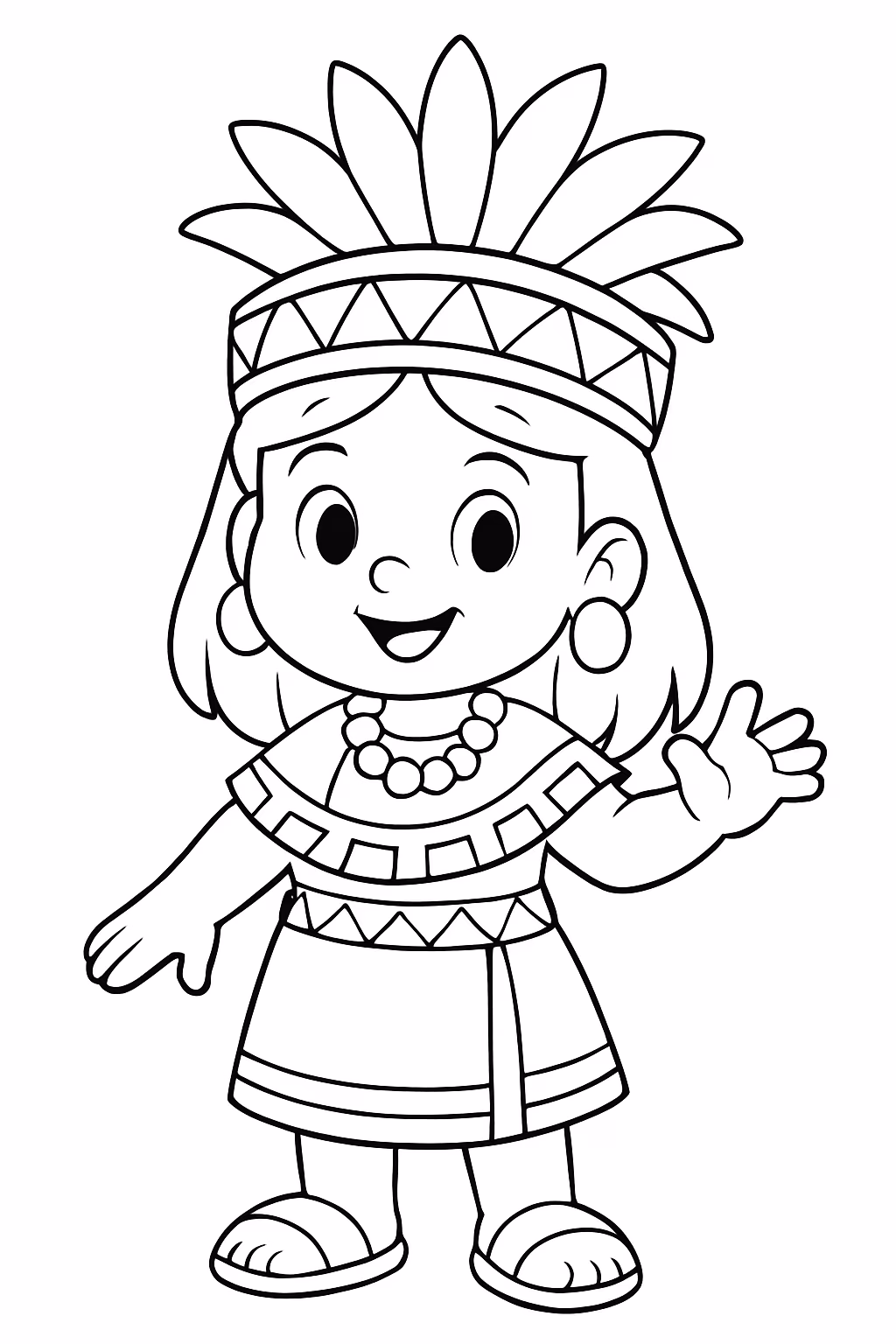 Mundo torajo suika para colorir — desenho para imprimir