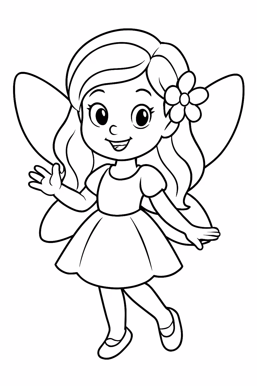Myrella para colorir — desenho para imprimir