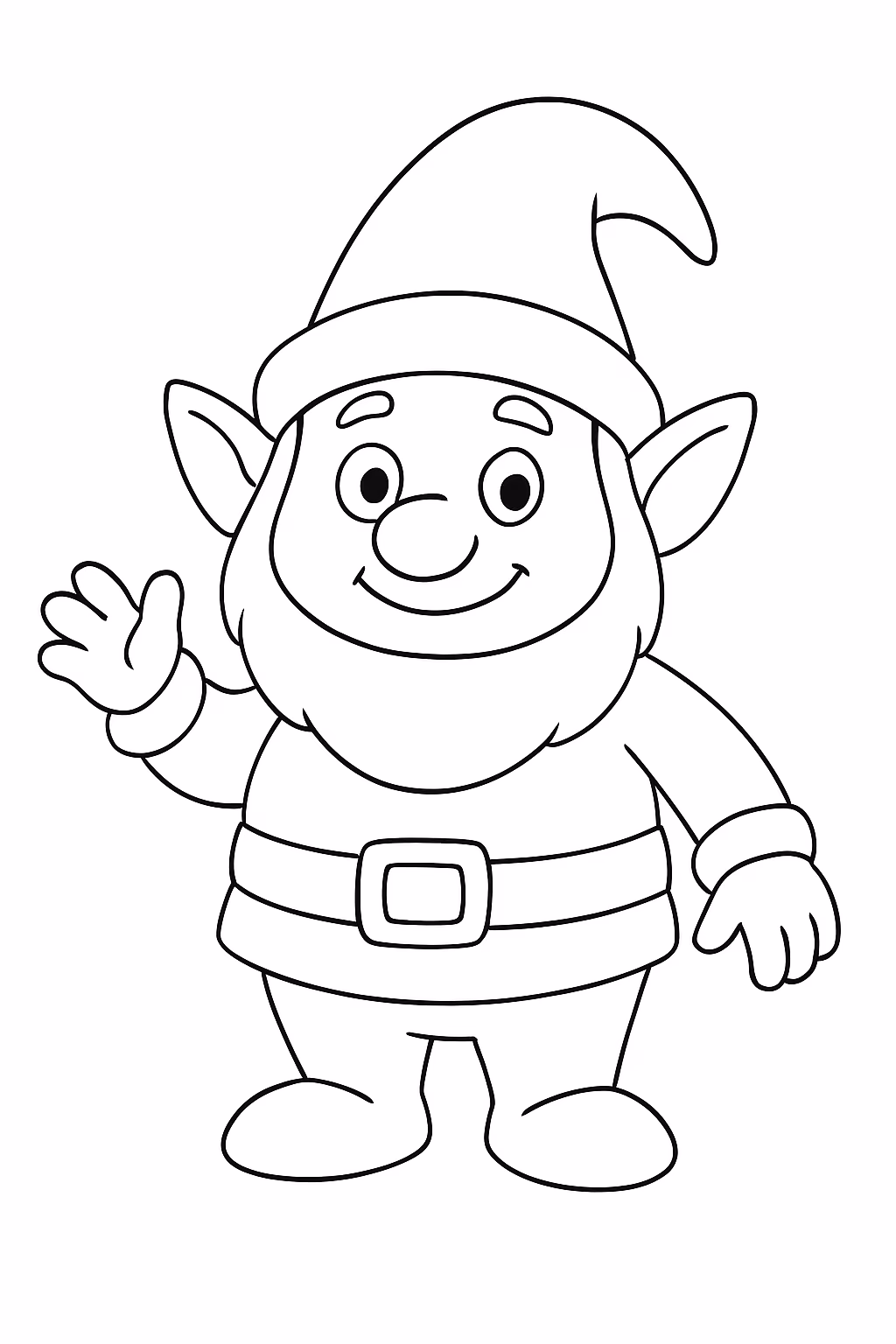 Nanclous para colorir — desenho para imprimir