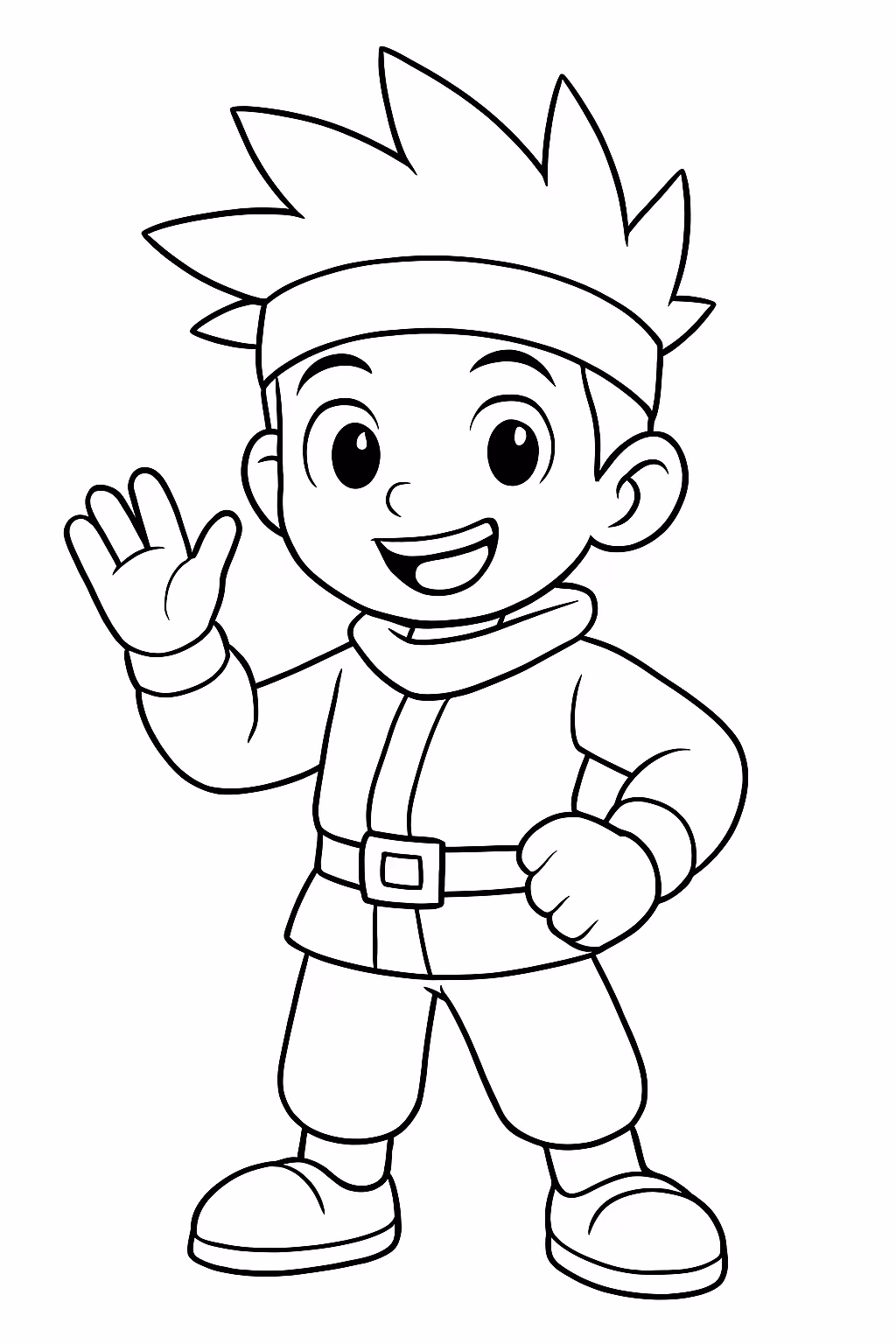 Naru para colorir — desenho para imprimir