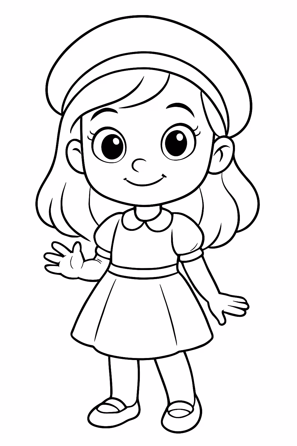 Natalia para colorir — desenho para imprimir