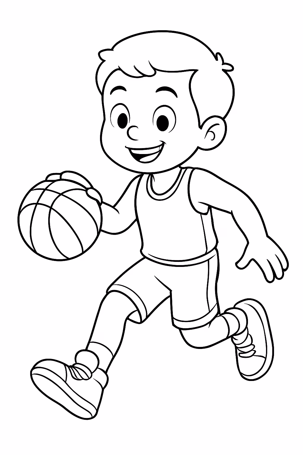 Nba para colorir — desenho para imprimir