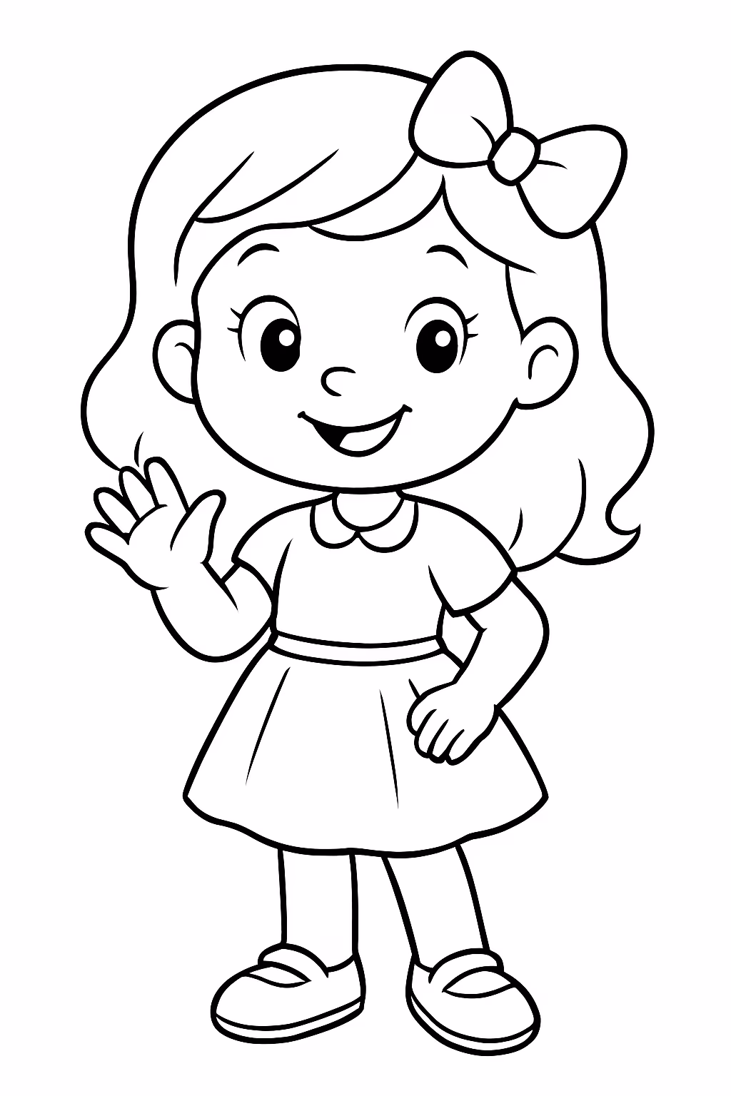 Nicolly para colorir — desenho para imprimir