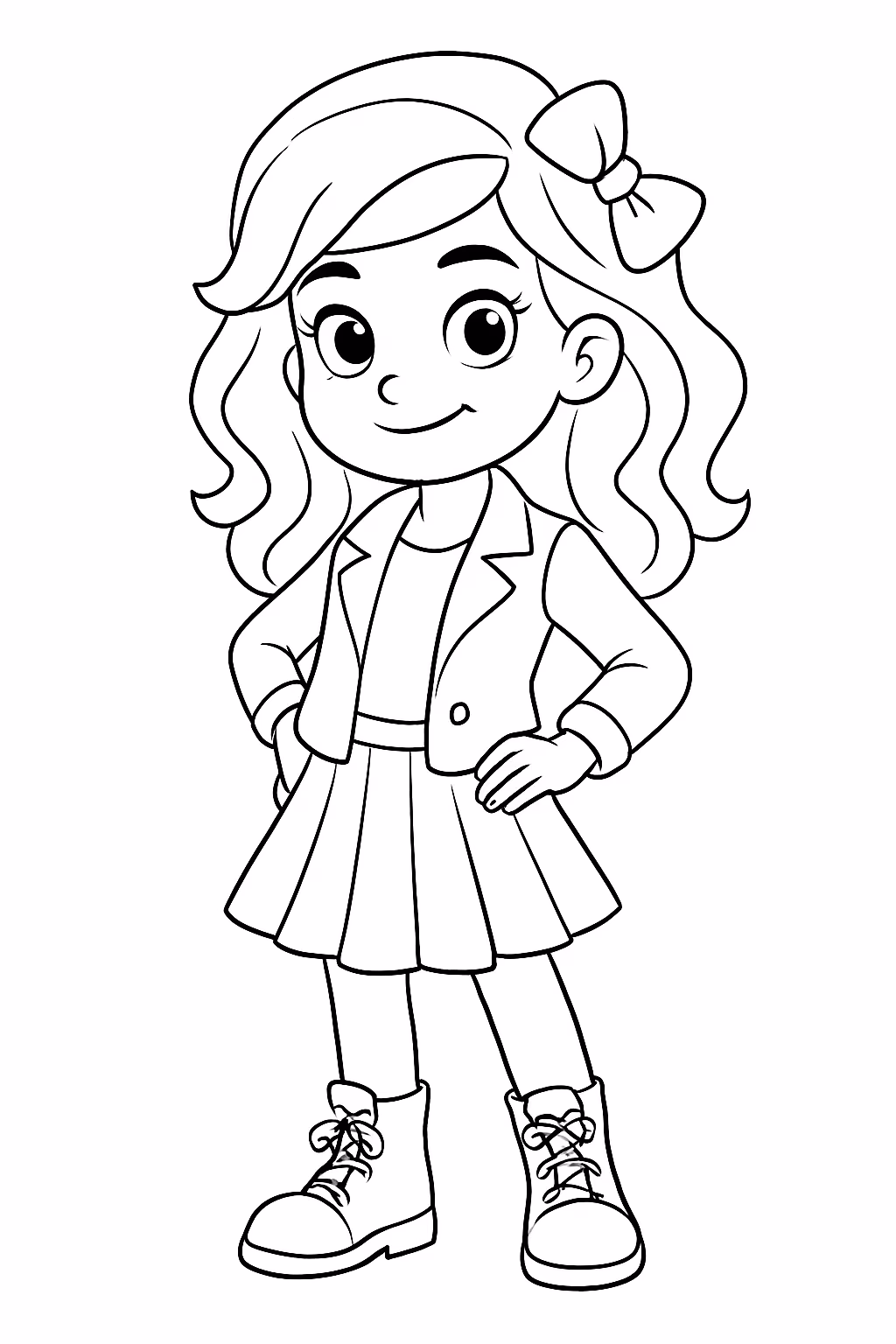 Novela rebelde para colorir — desenho para imprimir