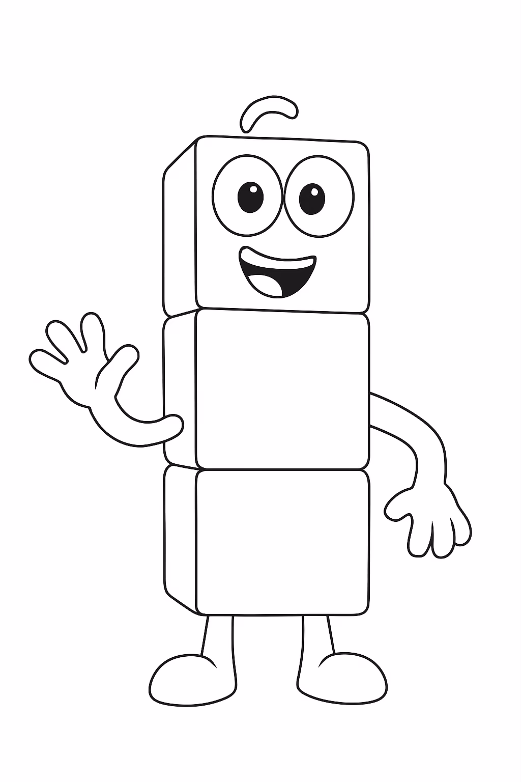 Numberblocks para colorir — desenho para imprimir