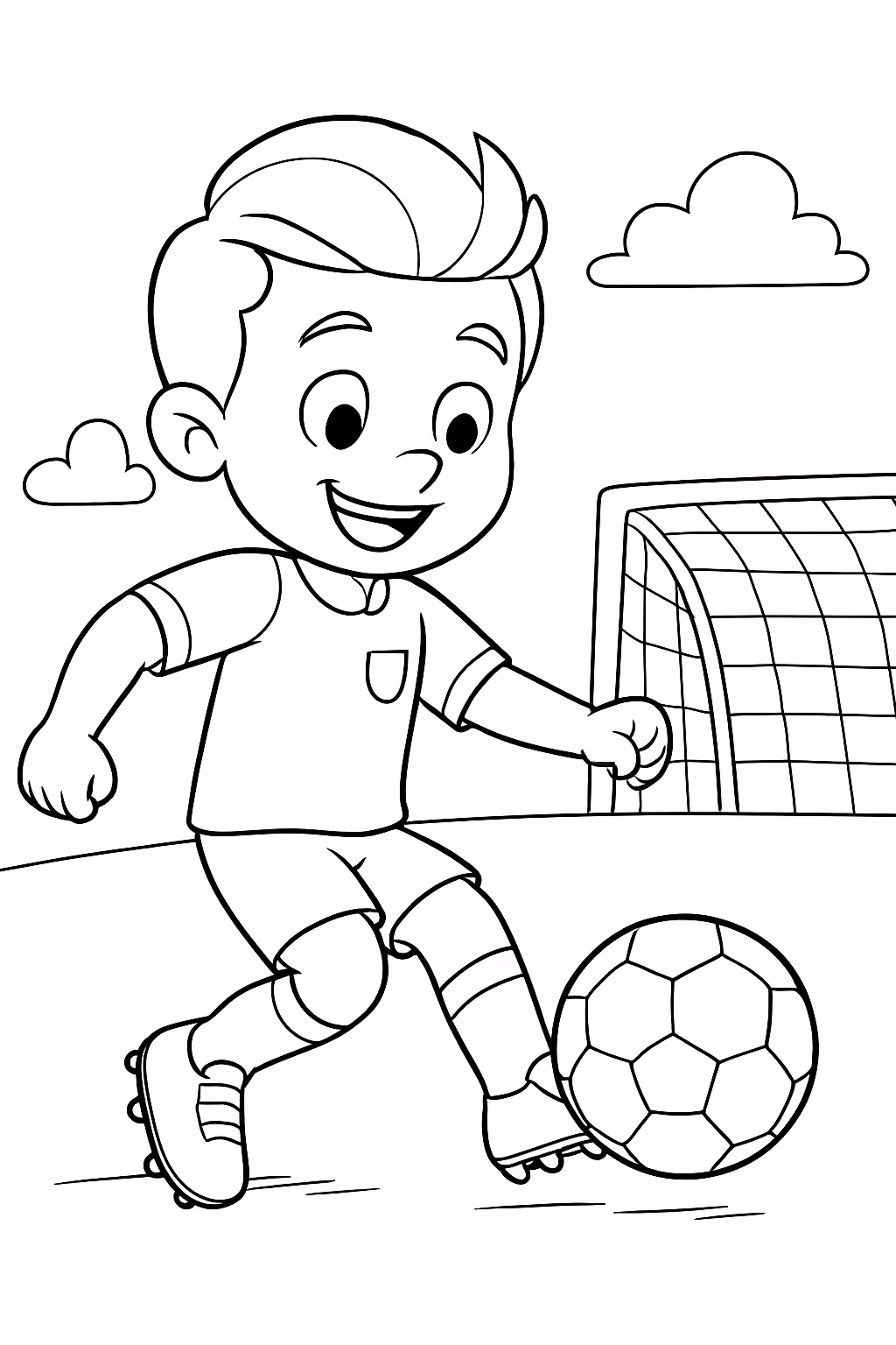O haaland perdeno pro brasil para colorir — desenho para imprimir