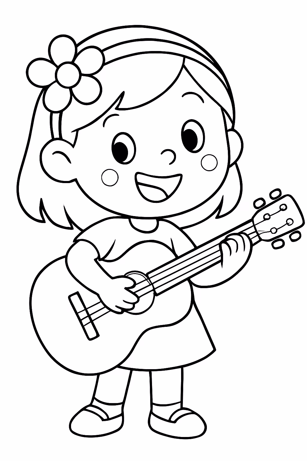 Palavra cantada para colorir — desenho para imprimir