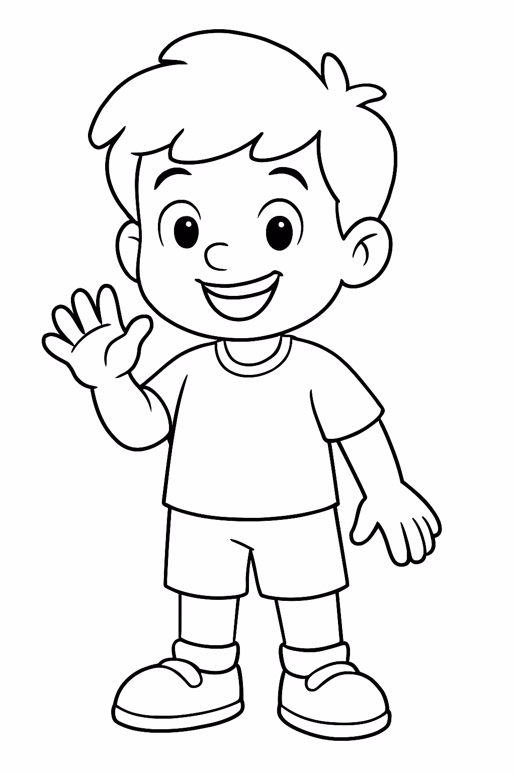 Papel branco para colorir — desenho para imprimir