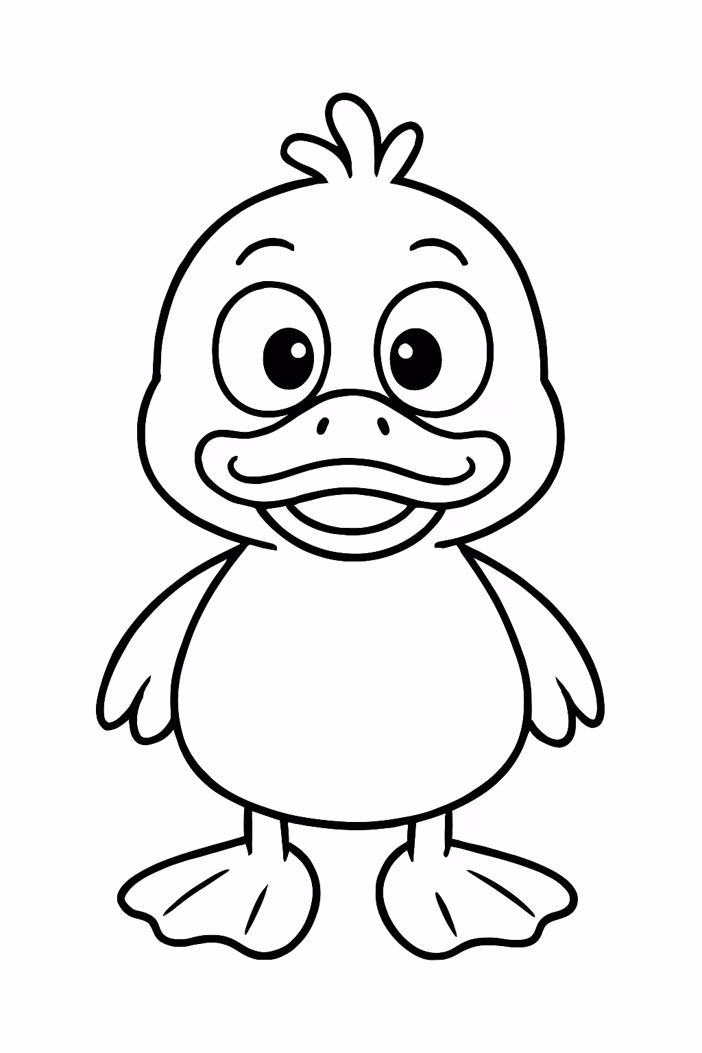 Paper duck de minions para colorir — desenho para imprimir