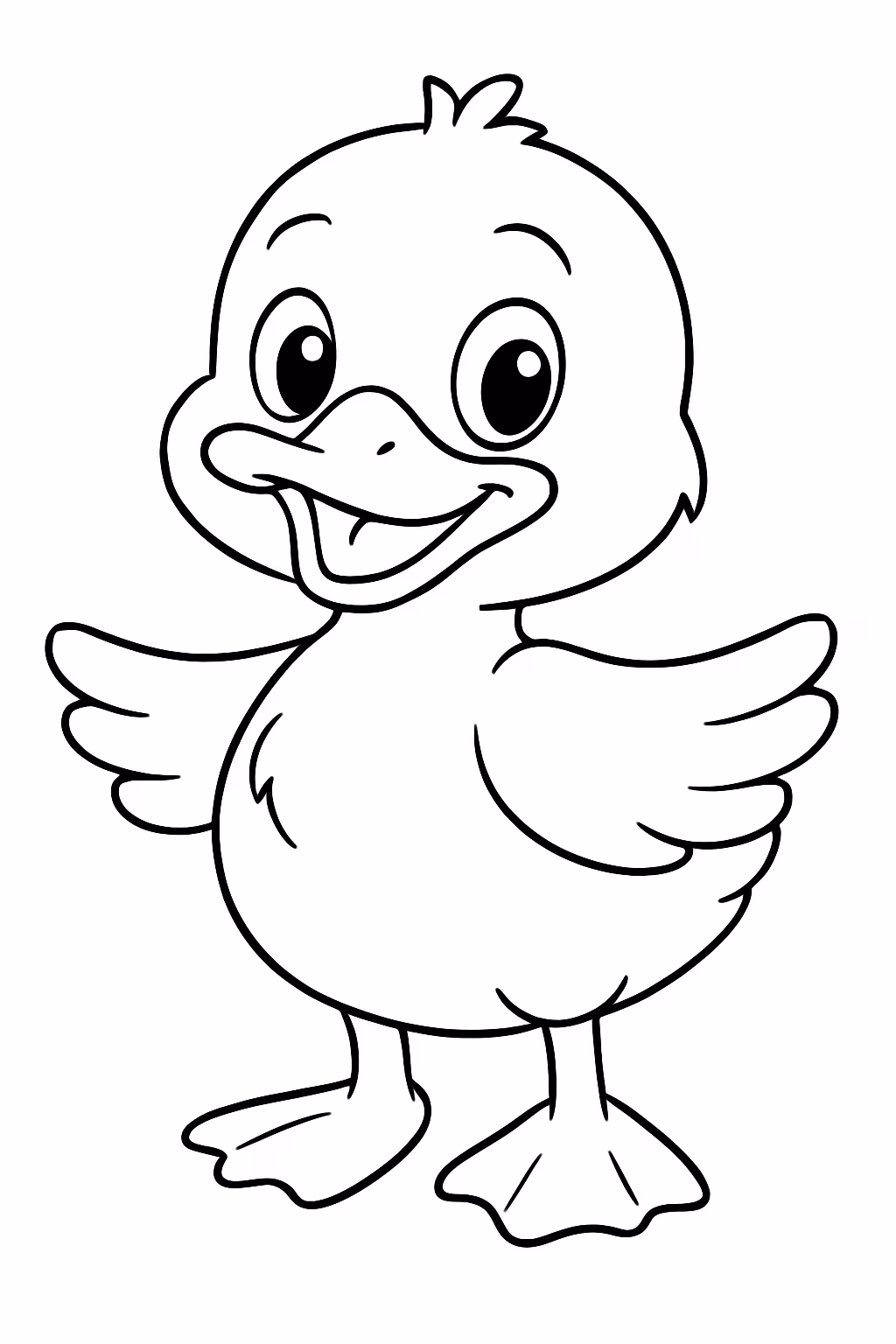 Paperduque para colorir — desenho para imprimir