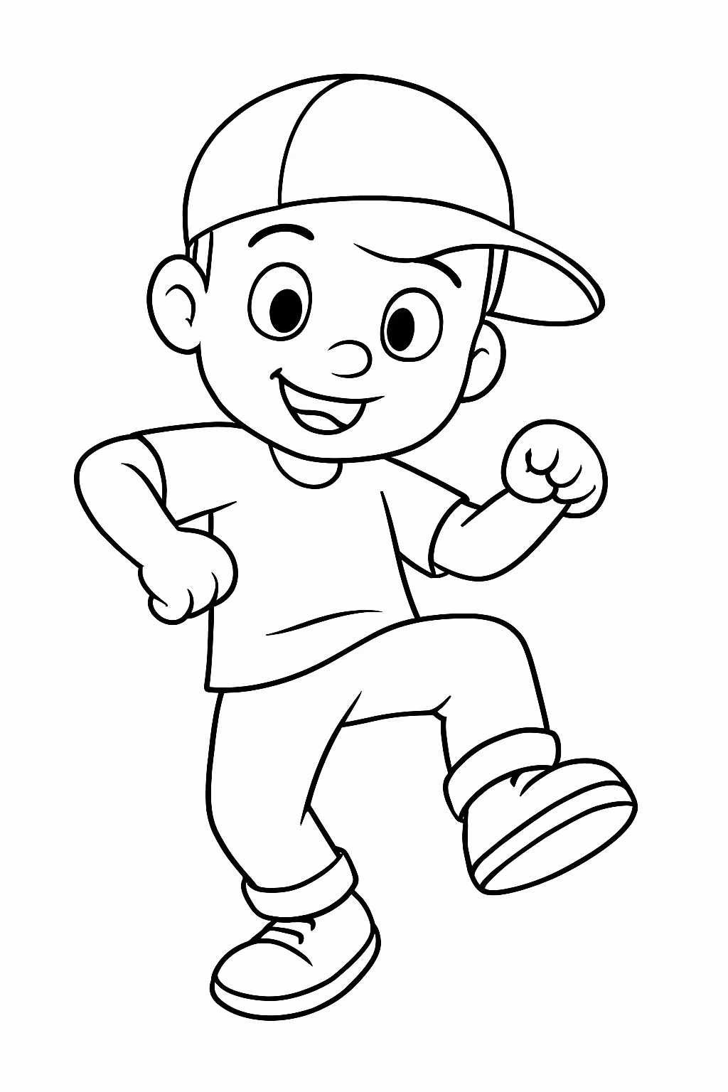 Passinho do jamal para colorir — desenho para imprimir