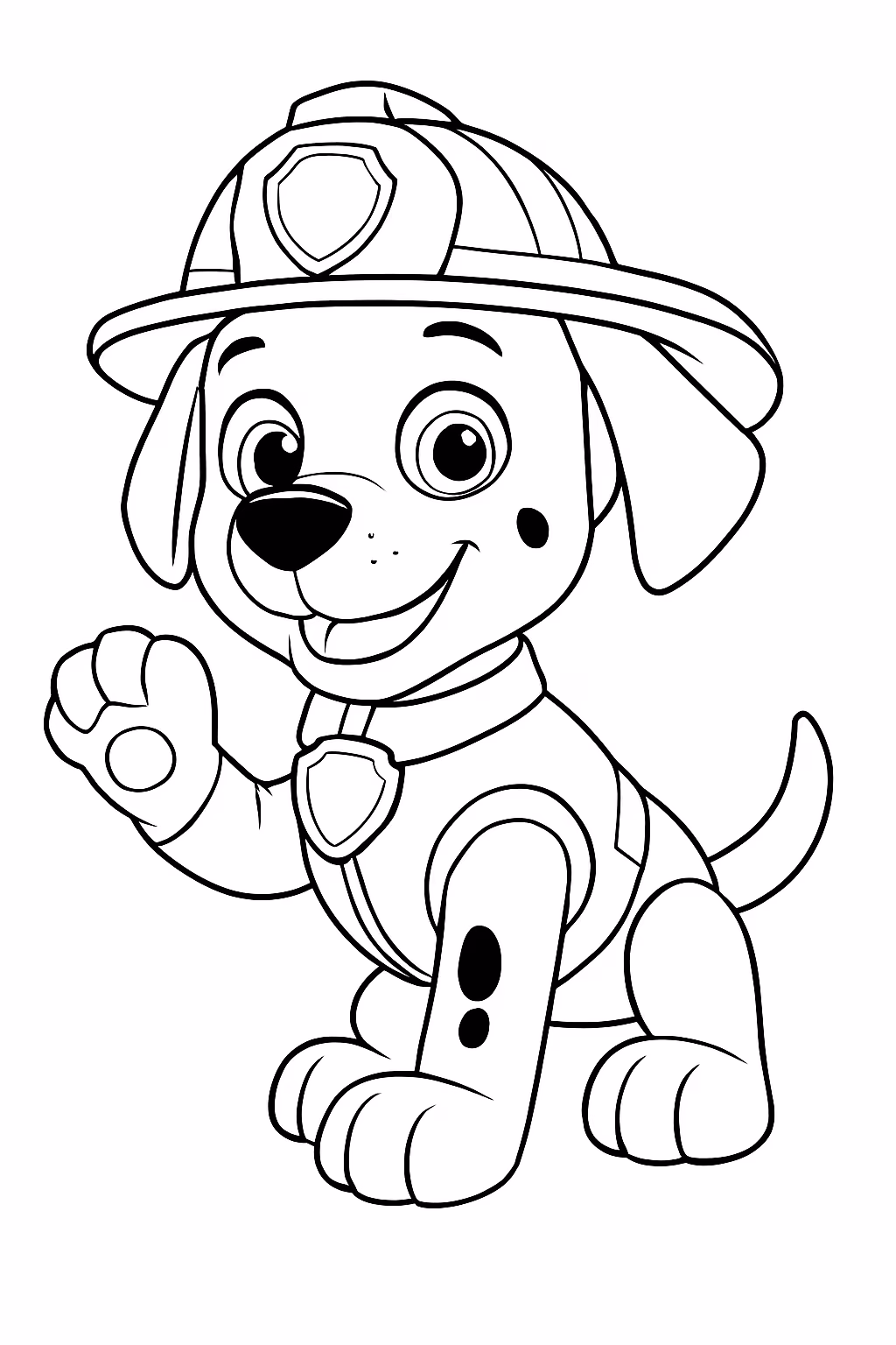 Patrulha canina cheese ani er para colorir — desenho para imprimir