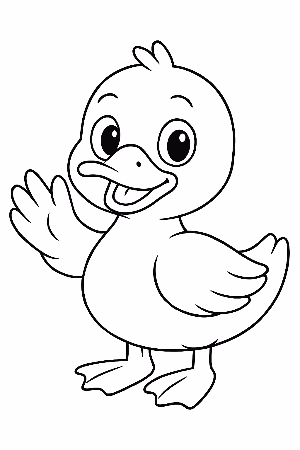 Peper duck se hello kitt para colorir — desenho para imprimir