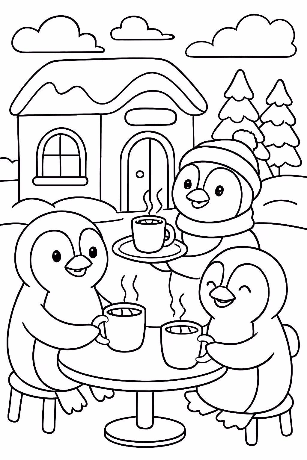 Desenhos de Chocolate Quente
