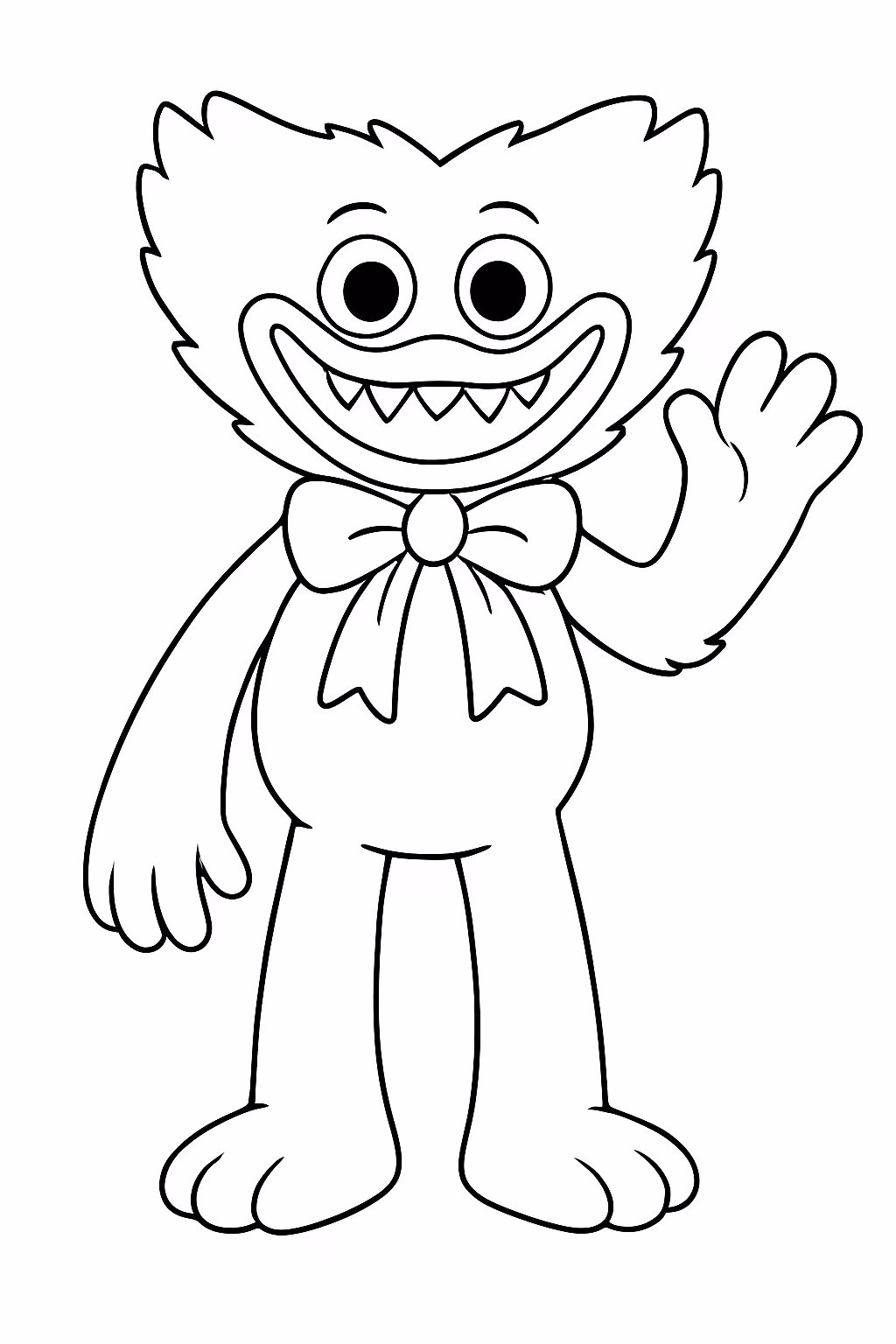 Poppy playtime para colorir — desenho para imprimir