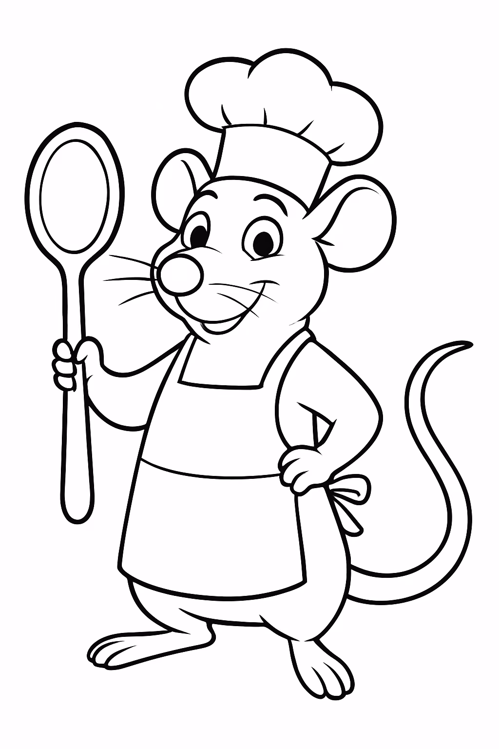 Ratatule varias opcoes para colorir — desenho para imprimir