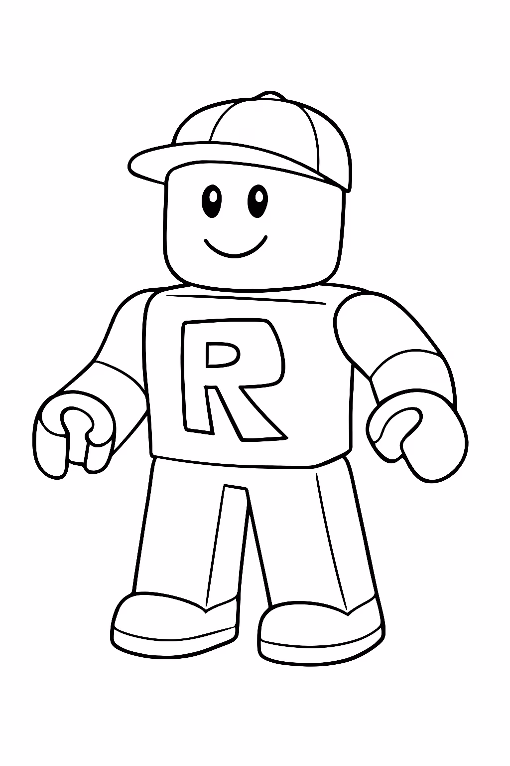 Ratew roblox para colorir — desenho para imprimir