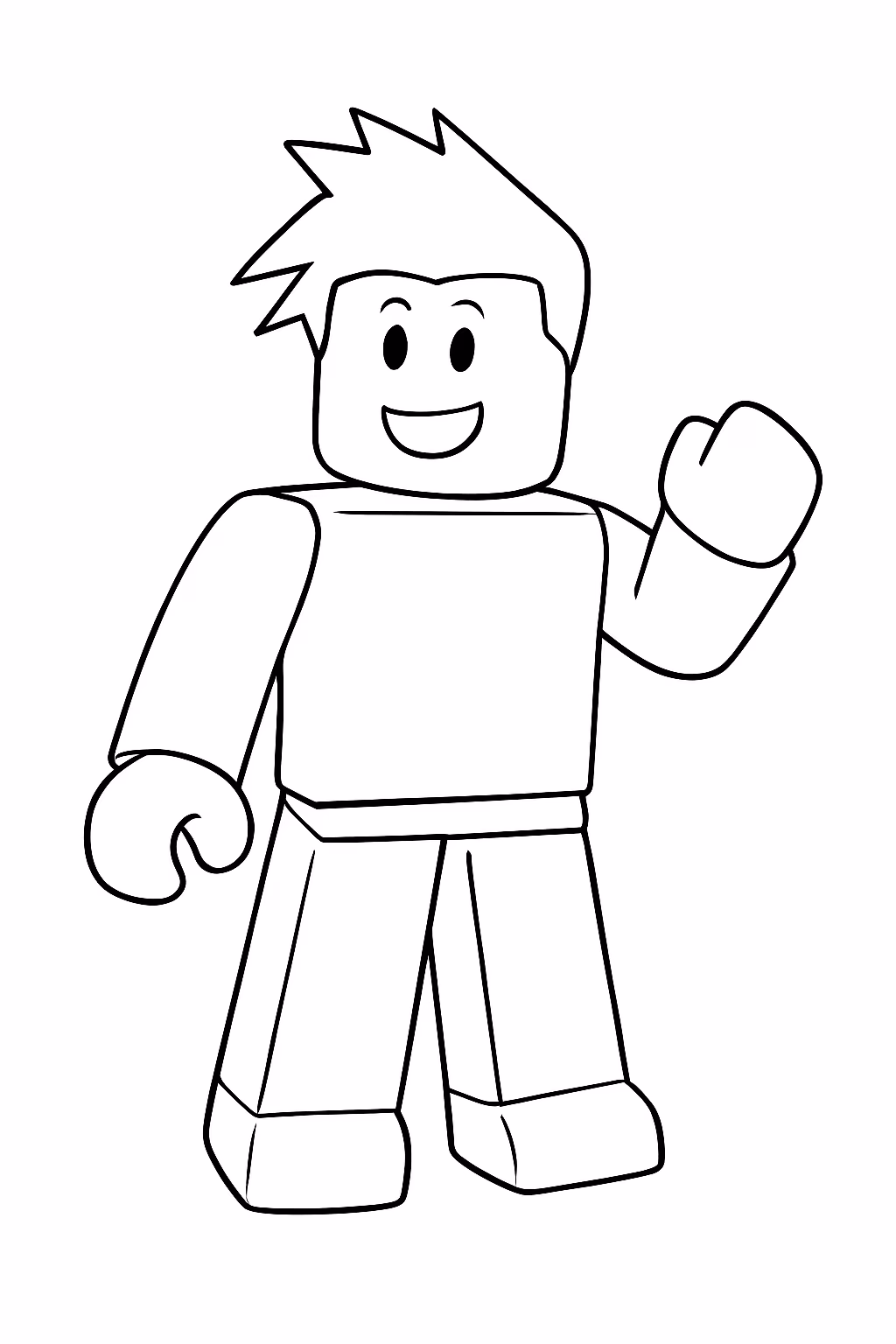 Rateww roblox para colorir — desenho para imprimir