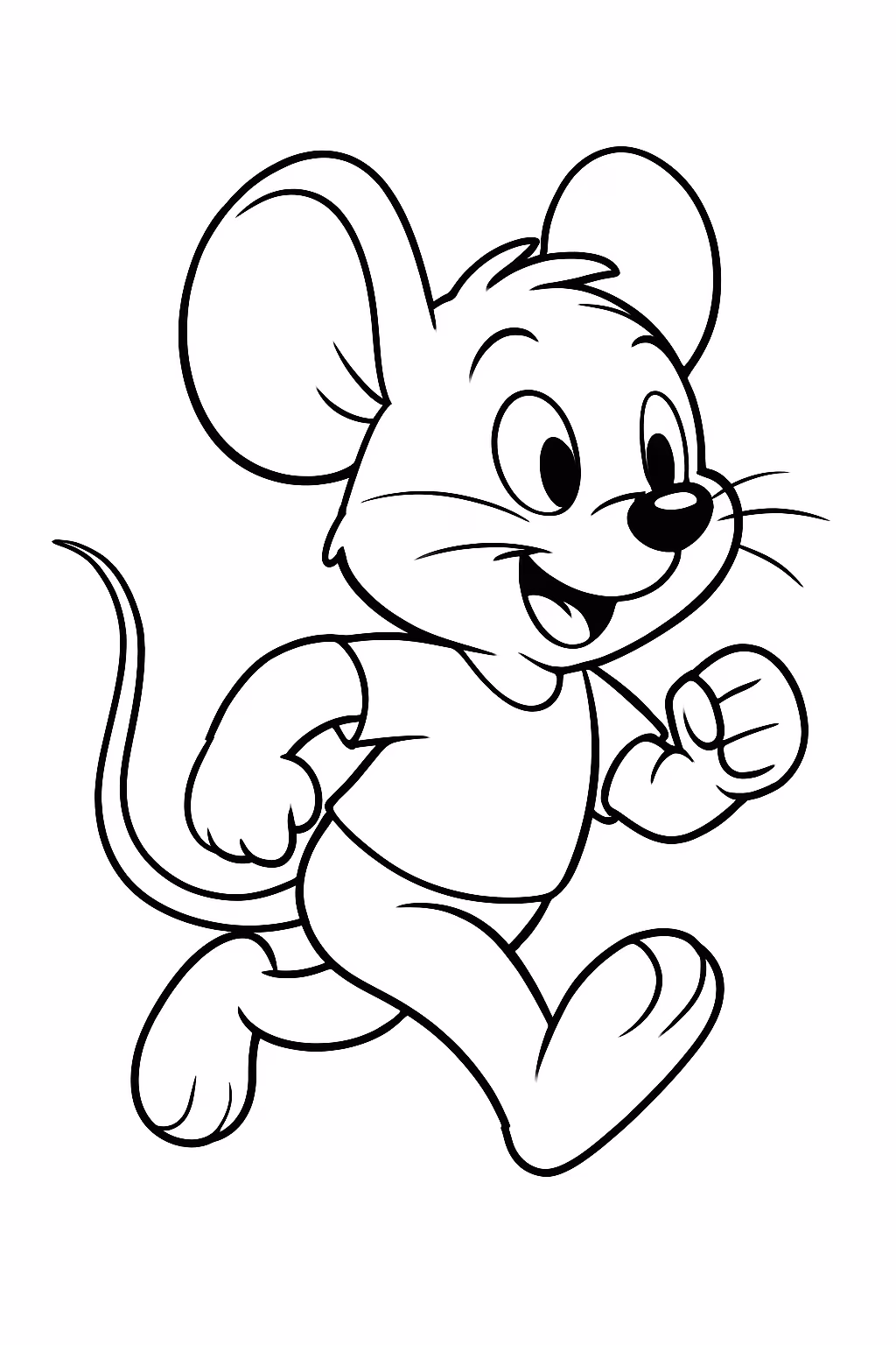 Rato flash para colorir — desenho para imprimir