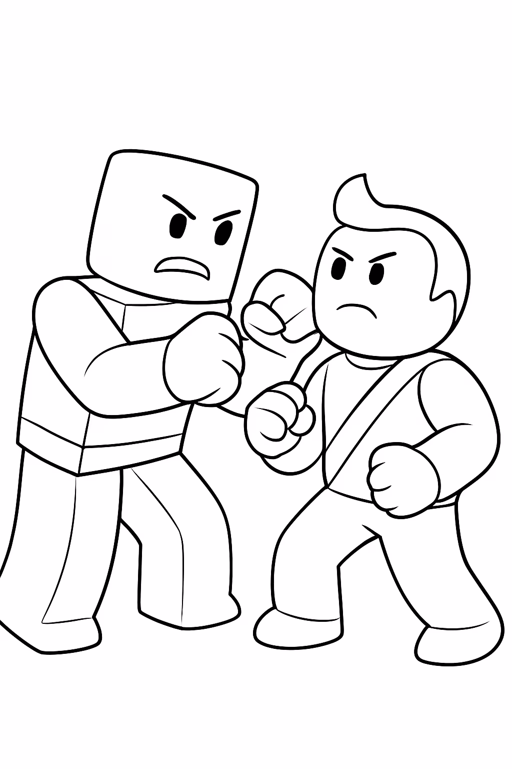 Roblox rivaly para colorir — desenho para imprimir