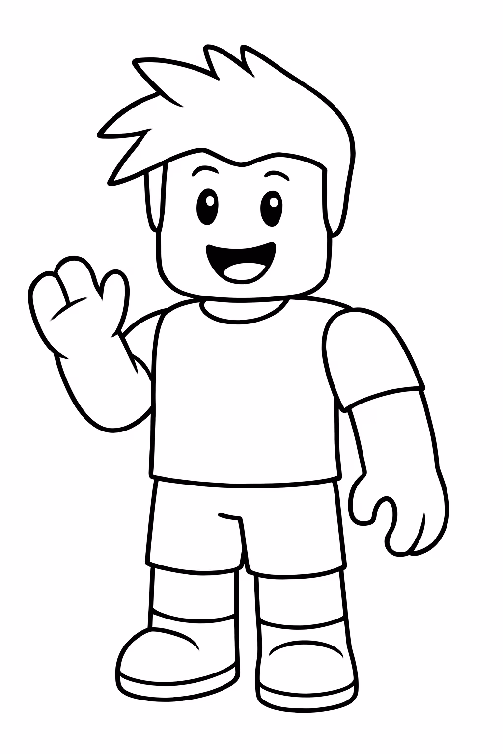 Roblox squin muito bonito para colorir — desenho para imprimir
