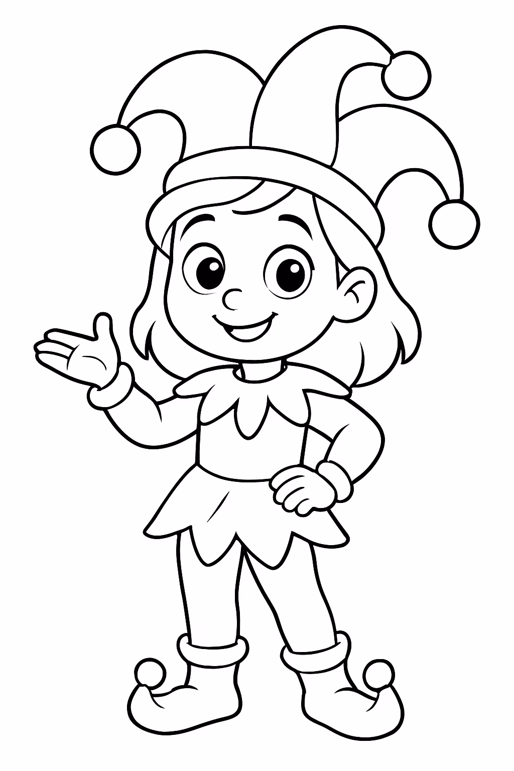 Ruque para colorir — desenho para imprimir