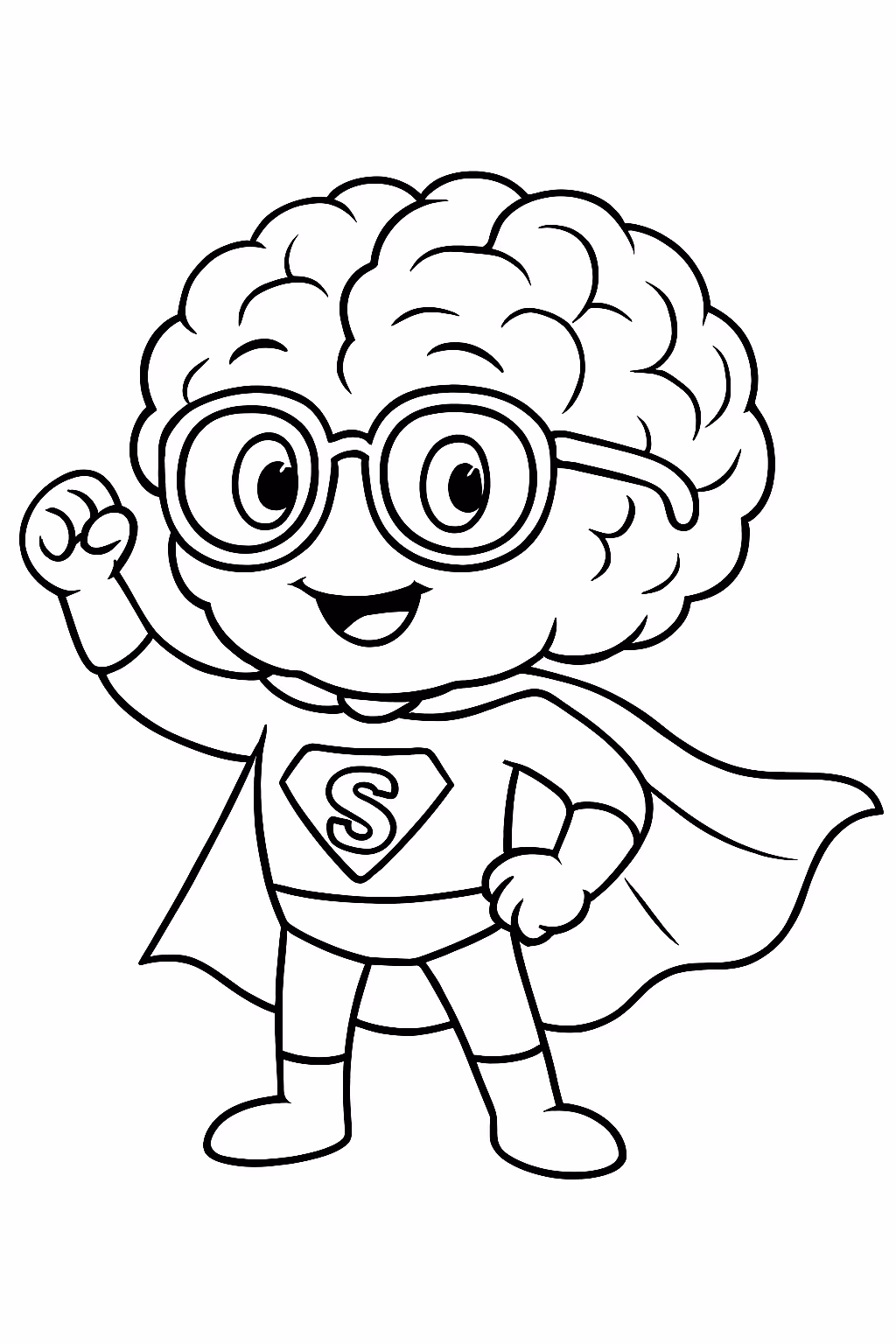 Sigmayboy brainot para colorir — desenho para imprimir
