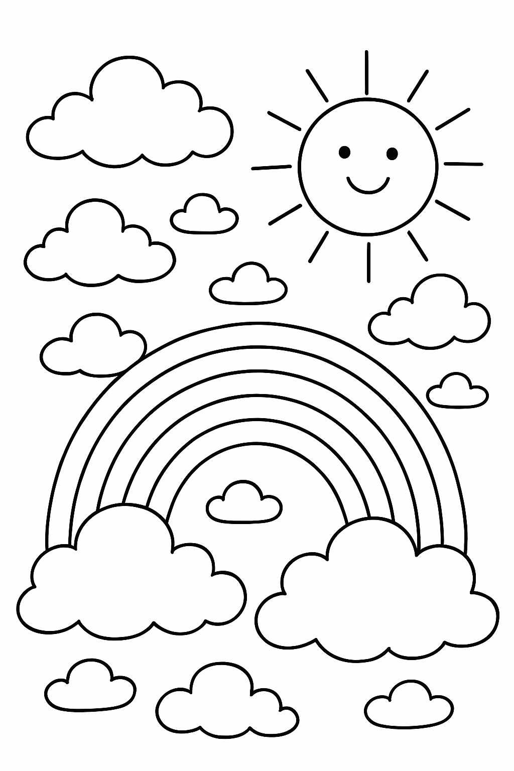 Sky para colorir — desenho para imprimir