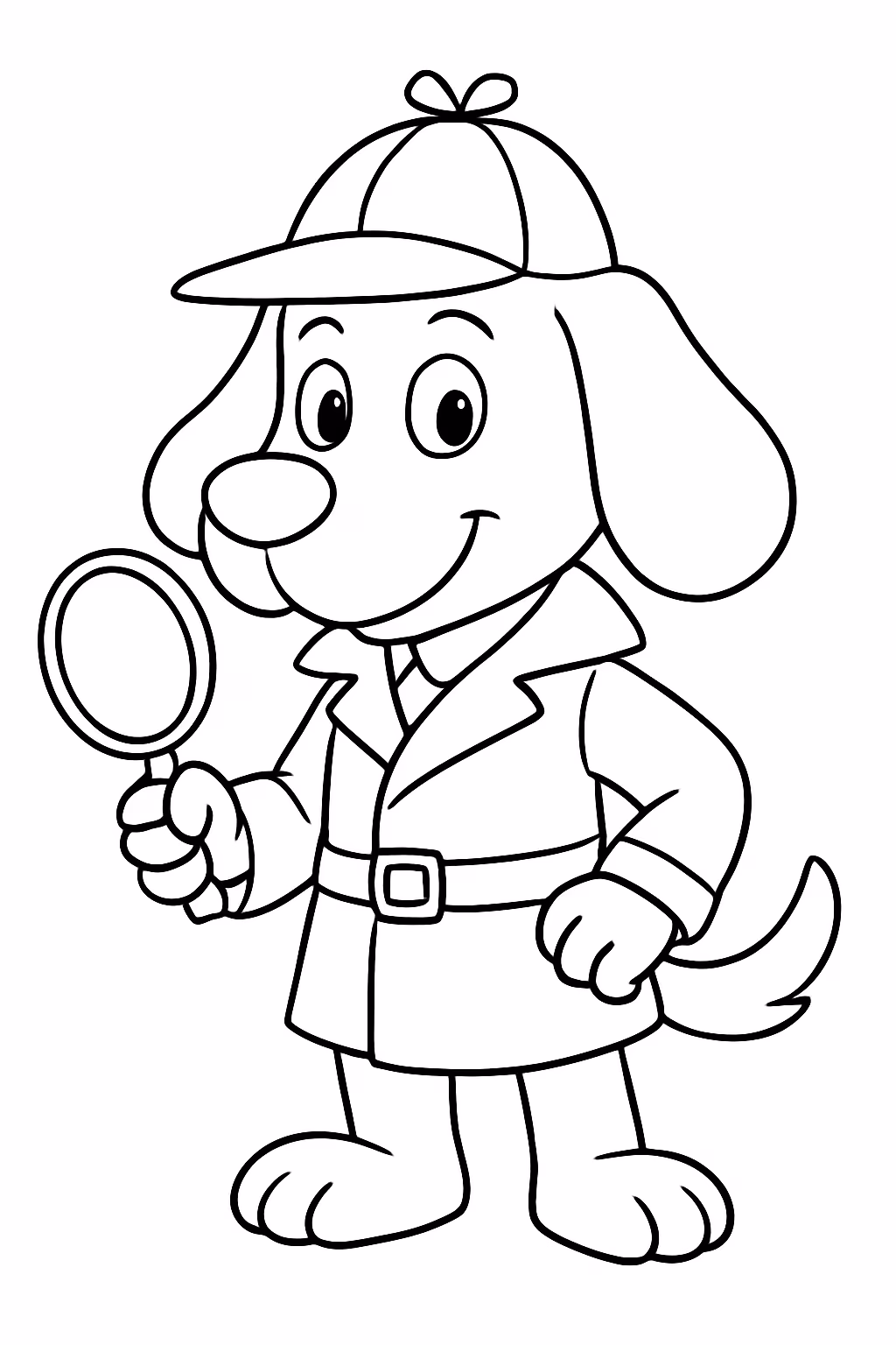 Snoop para colorir — desenho para imprimir