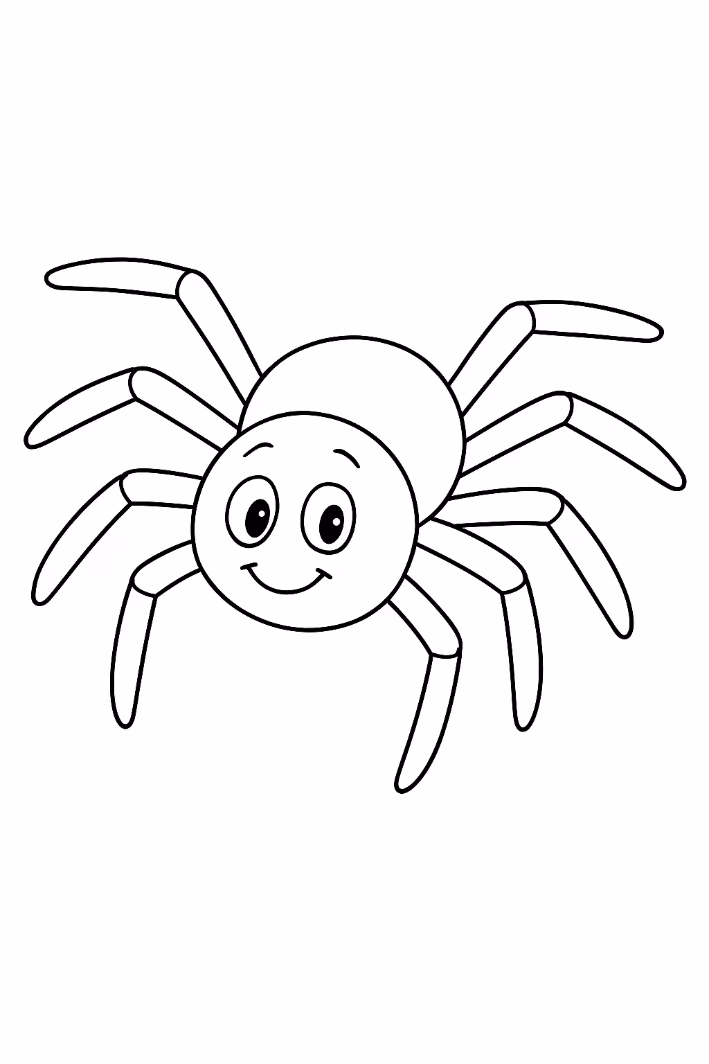 Spider para colorir — desenho para imprimir