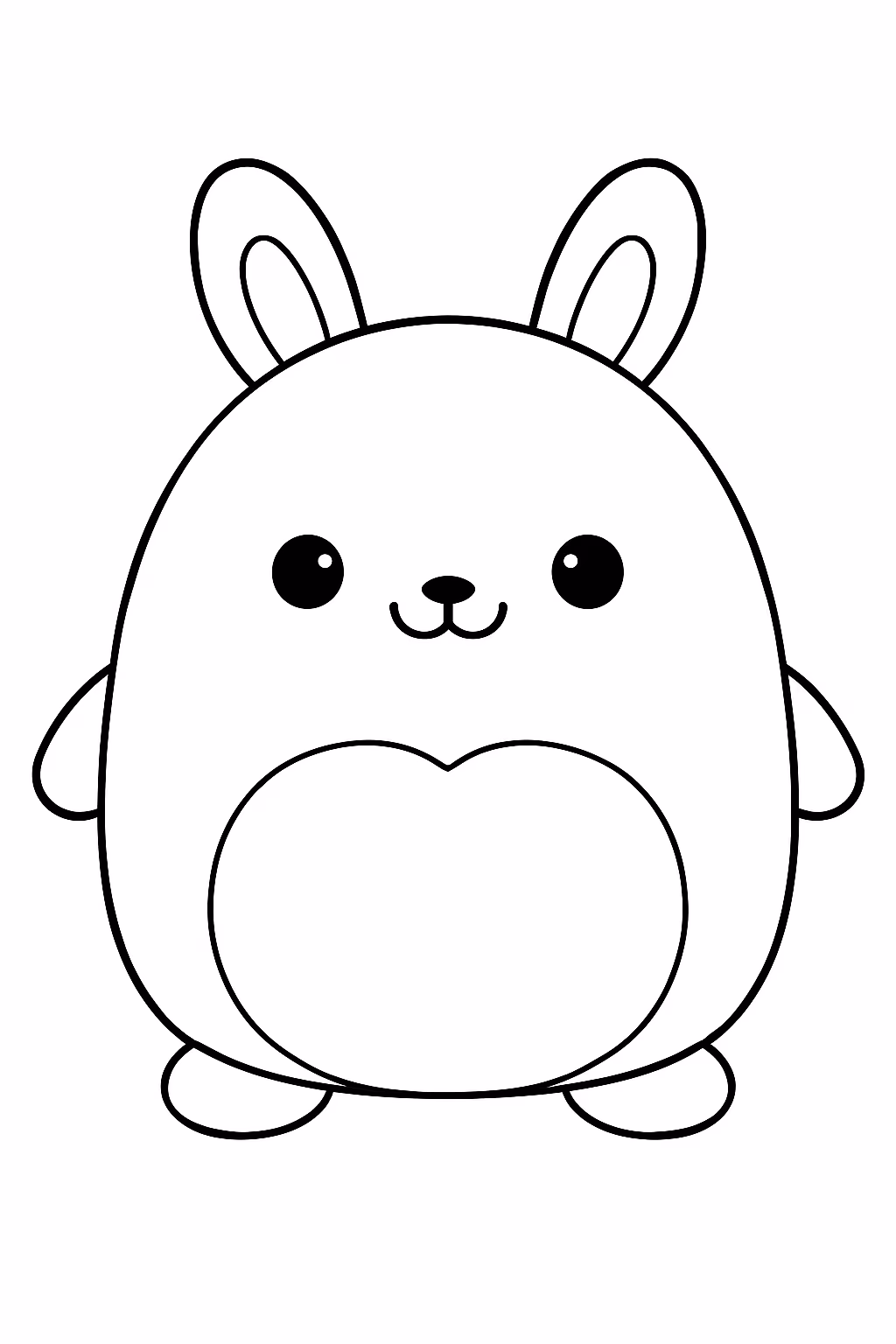 Squishmallows para colorir — desenho para imprimir